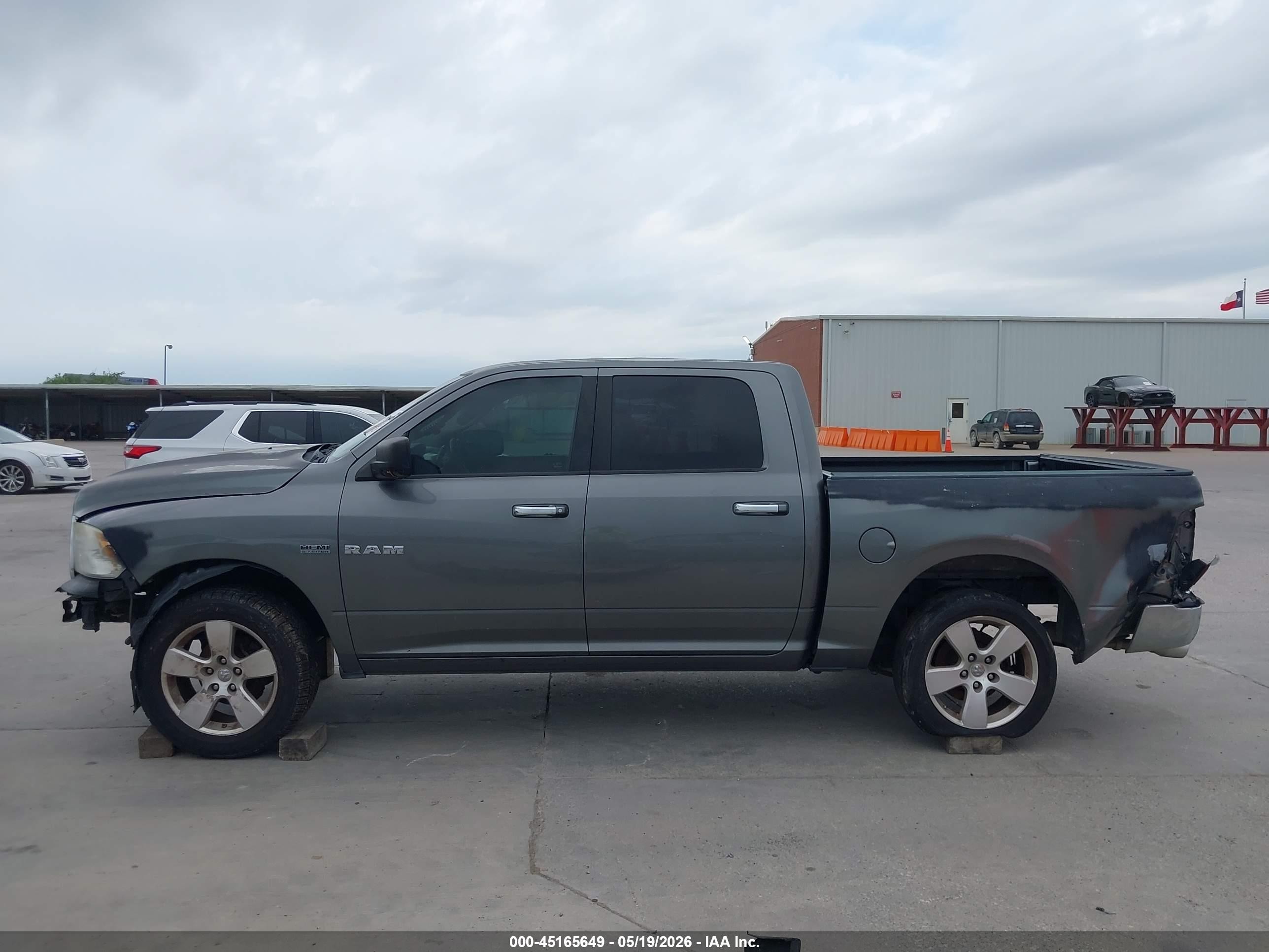 2009 Dodge Ram 1500 Slt/sport/trx Gray vin: 1D3HB13TX9S701016