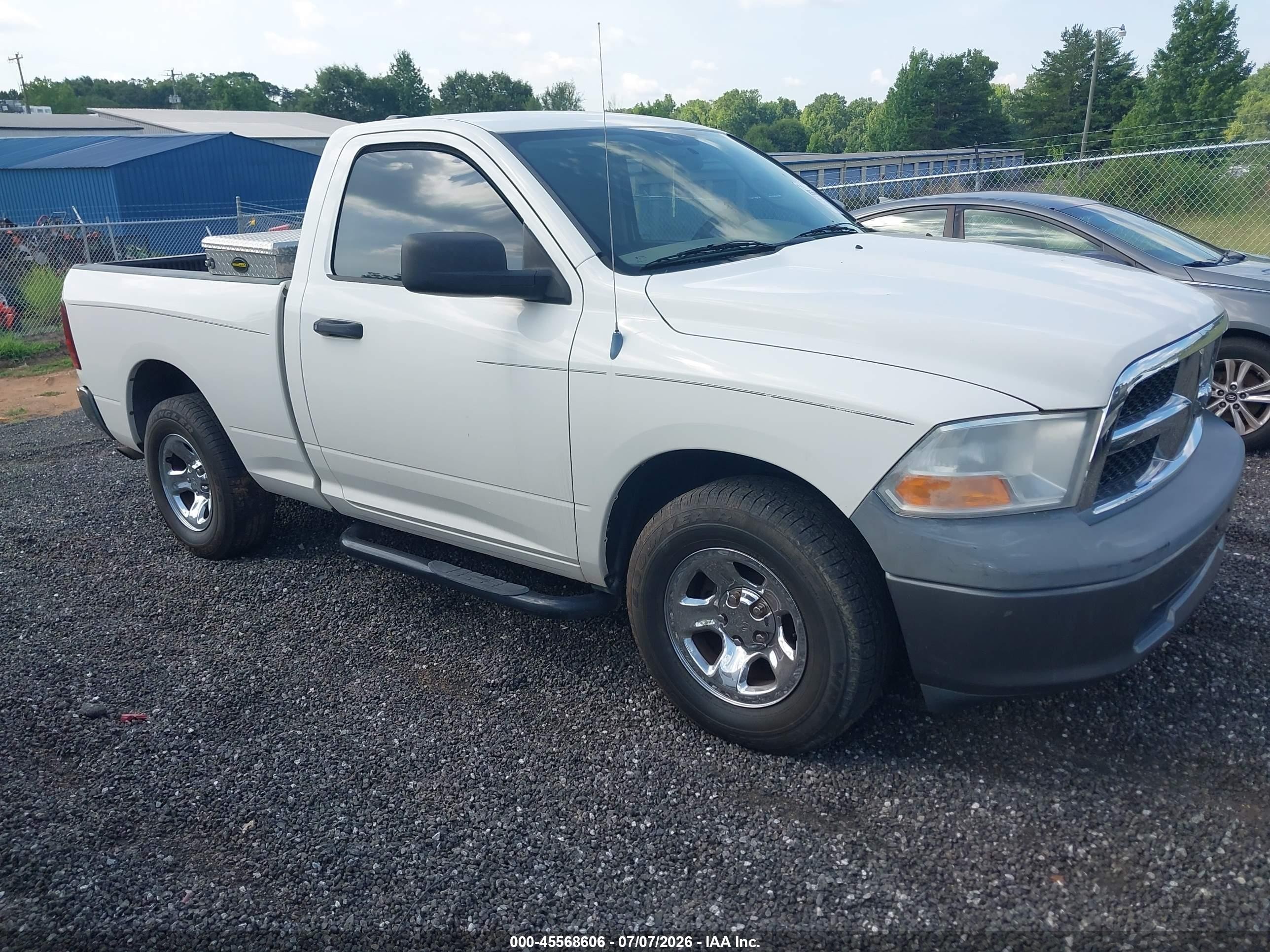 2009 Dodge Ram 1500 St Белый vin: 1D3HB16K59J509706
