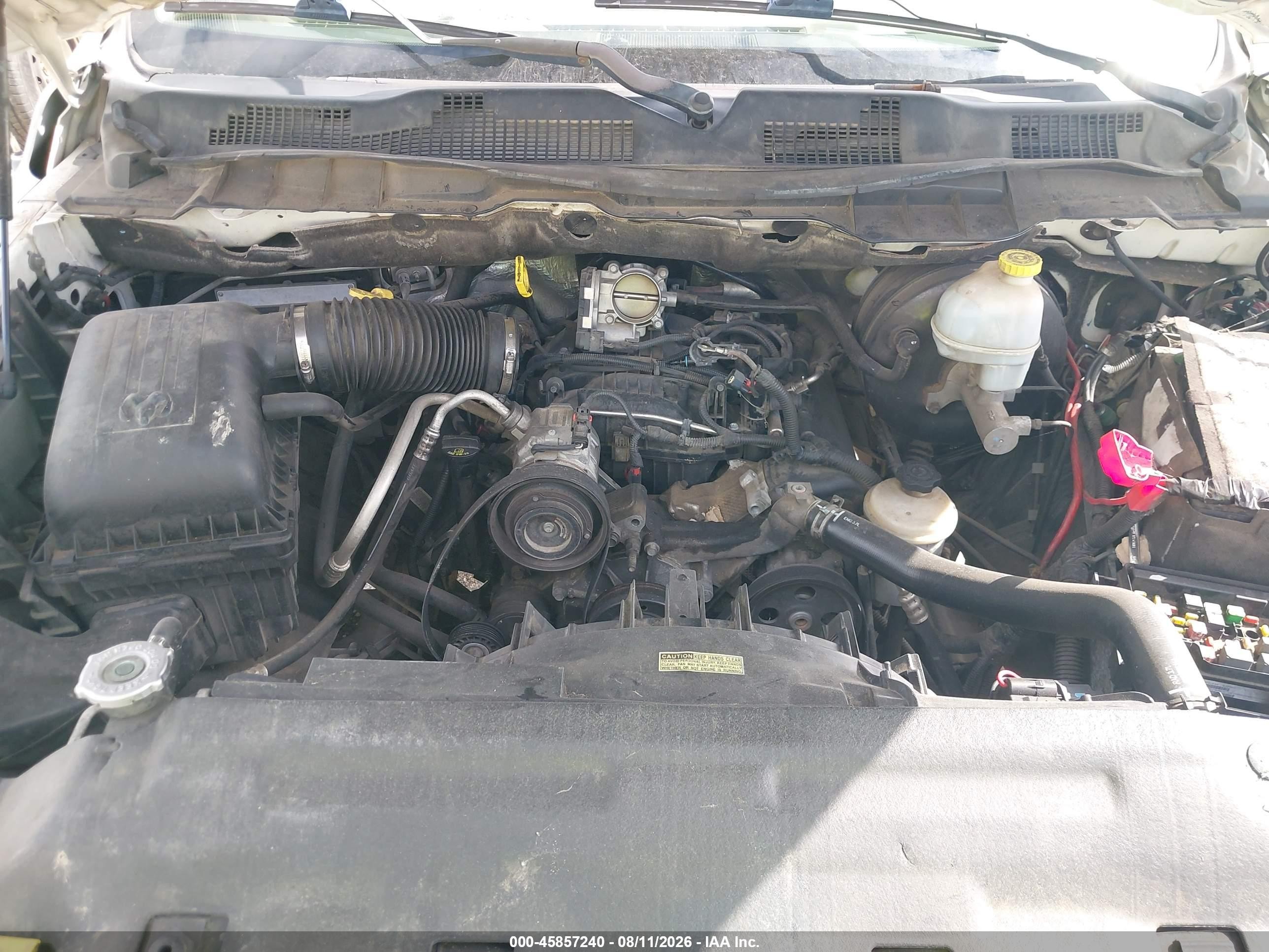 2009 Dodge Ram 1500 St White vin: 1D3HB16K99J502449
