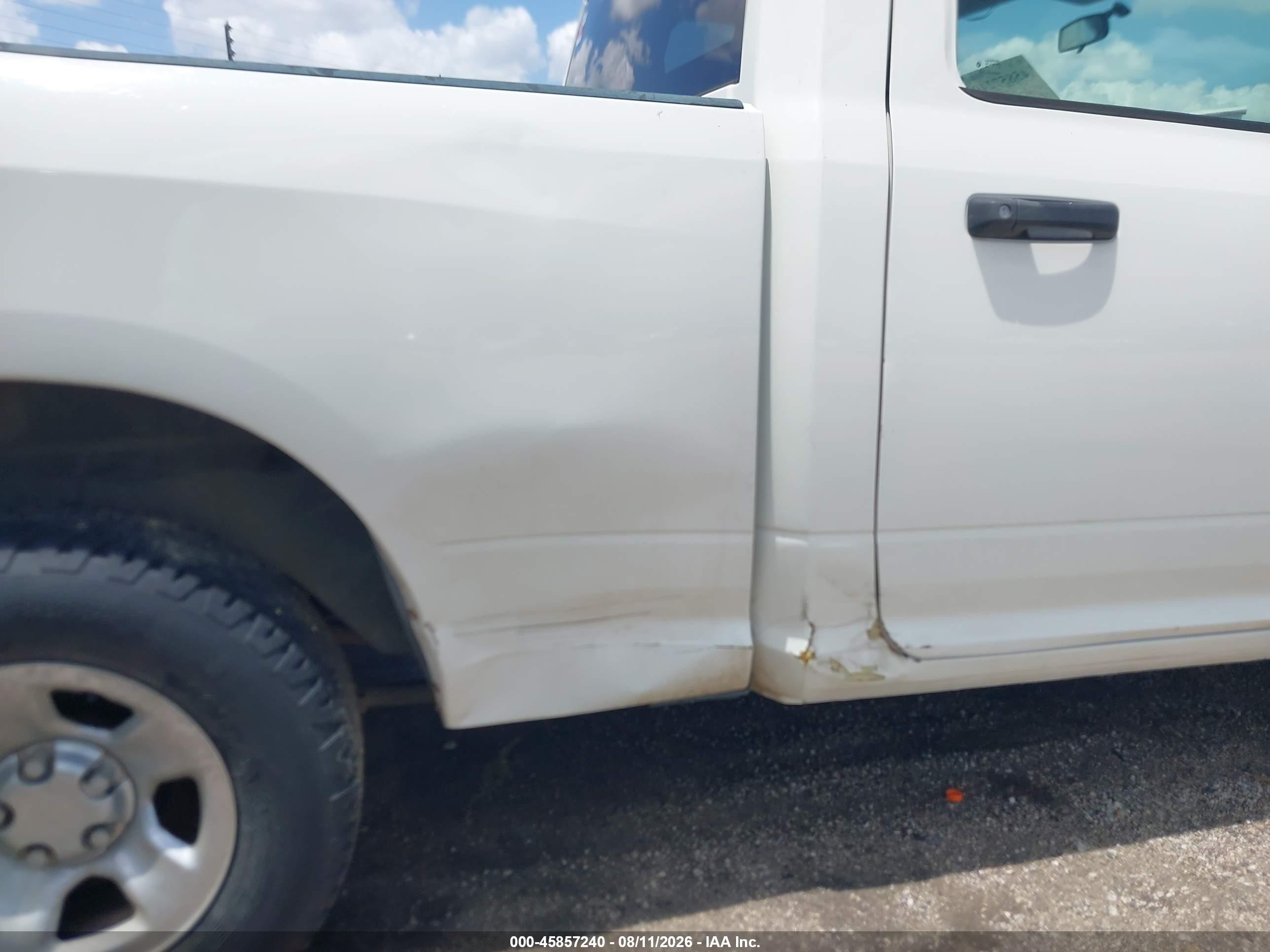 2009 Dodge Ram 1500 St White vin: 1D3HB16K99J502449