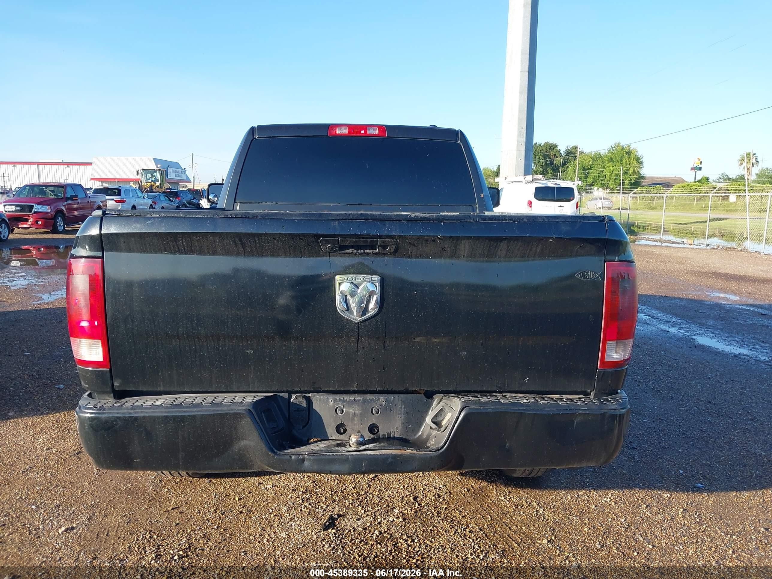 2009 Dodge Ram 1500 St Black vin: 1D3HB16KX9J519812