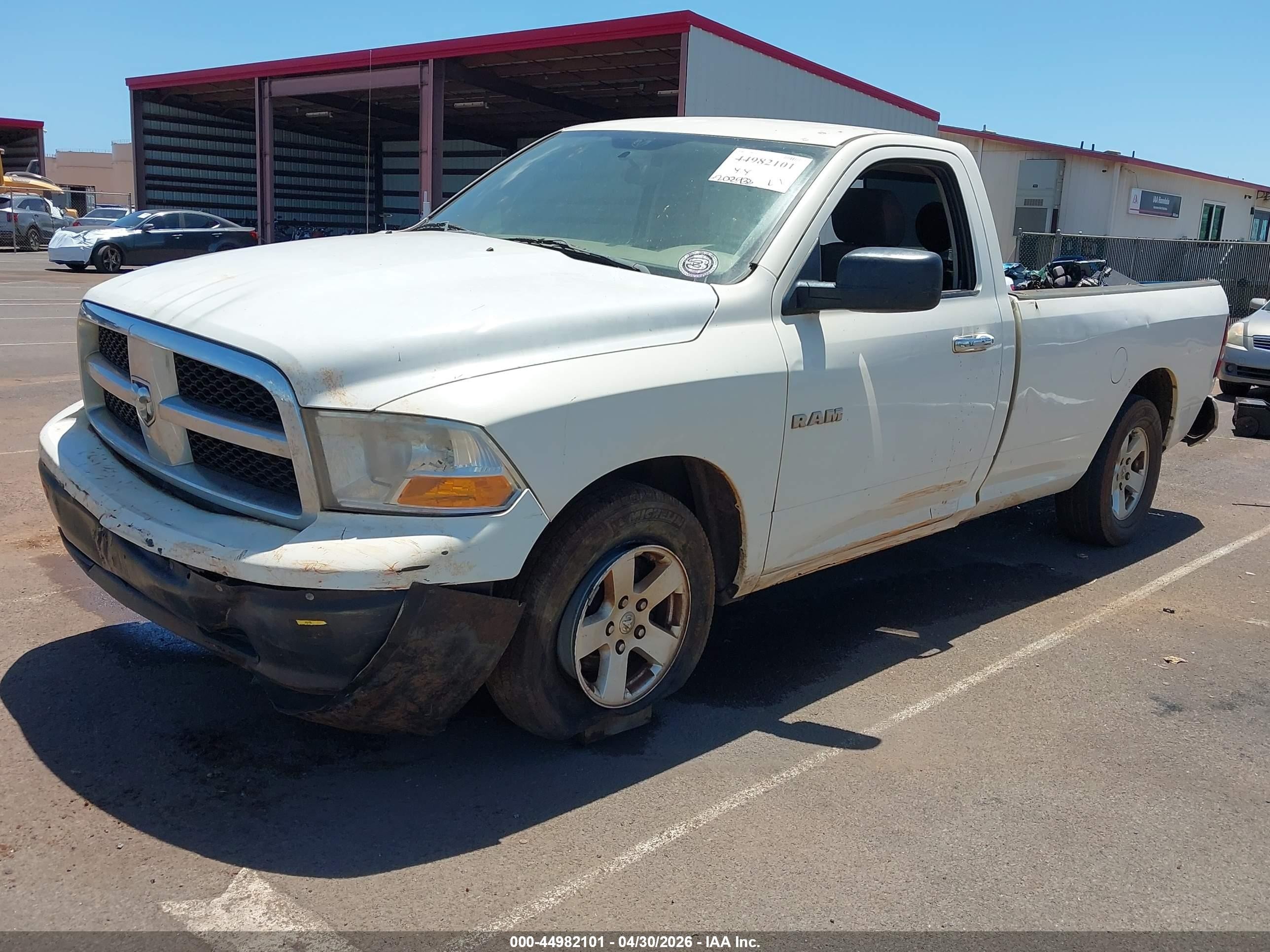 2009 Dodge Ram 1500 Slt/trx White vin: 1D3HB16P99J515987