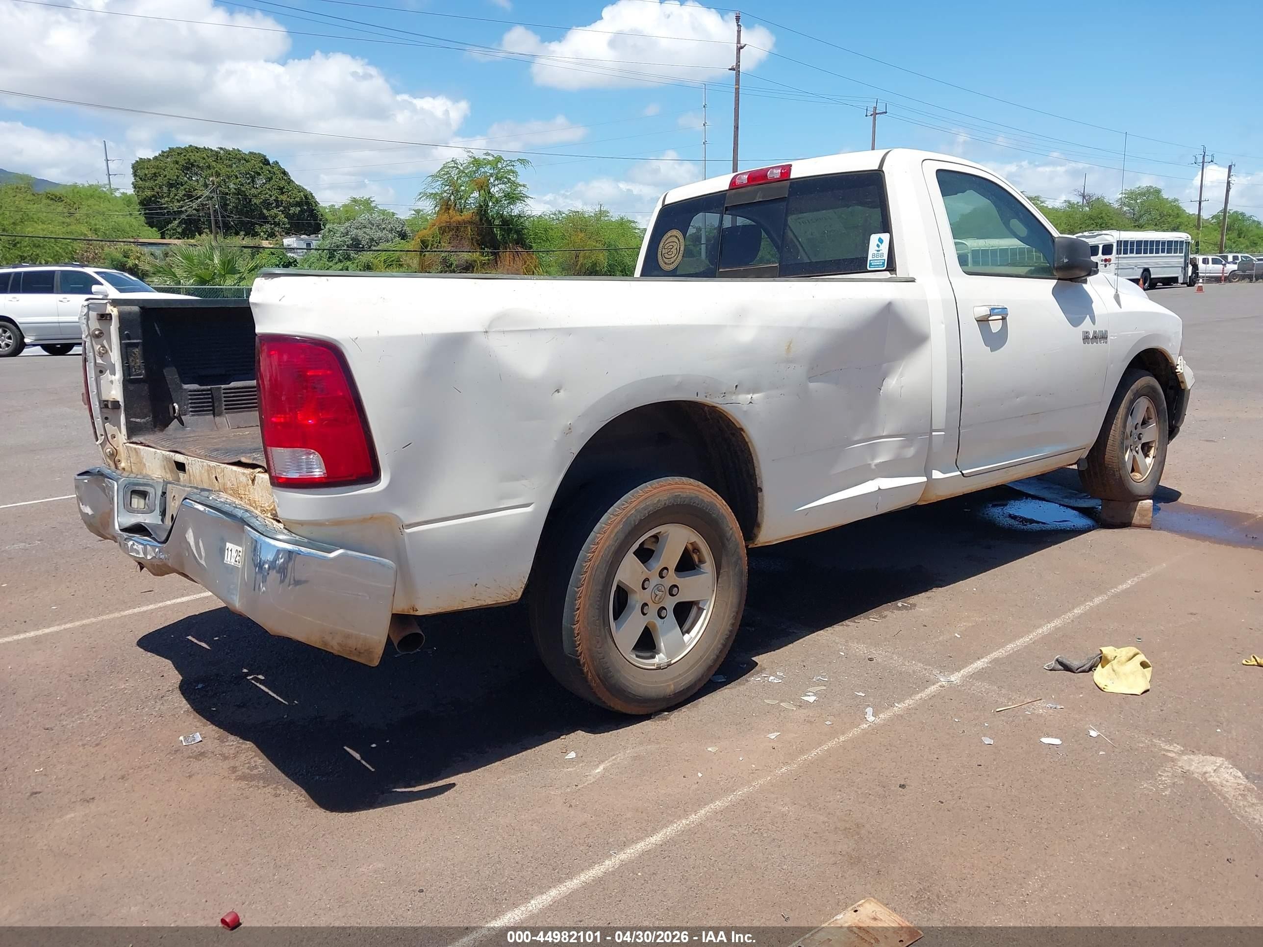 2009 Dodge Ram 1500 Slt/trx White vin: 1D3HB16P99J515987