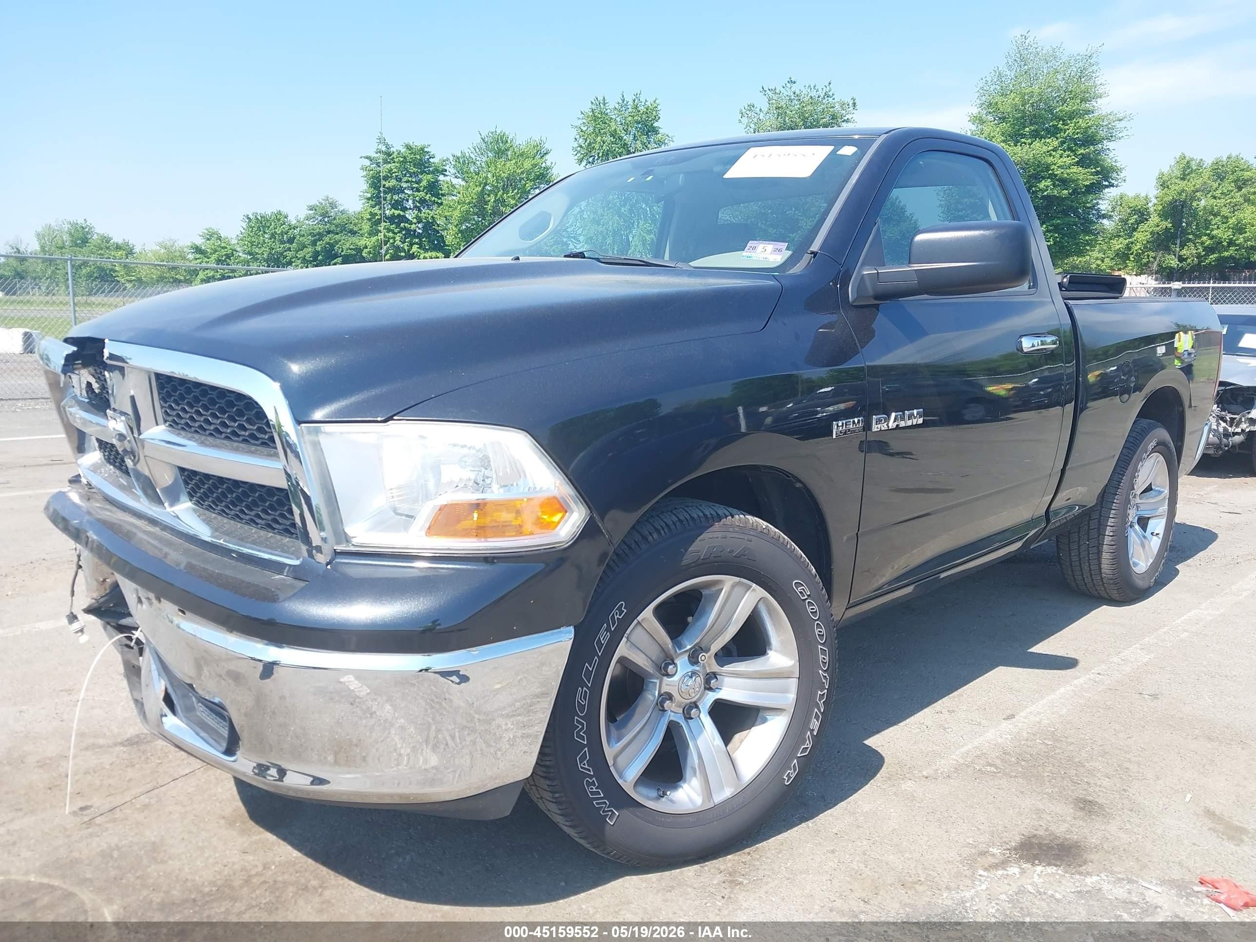 2009 Dodge Ram 1500 Slt/sport/trx Black vin: 1D3HB16T29J529484