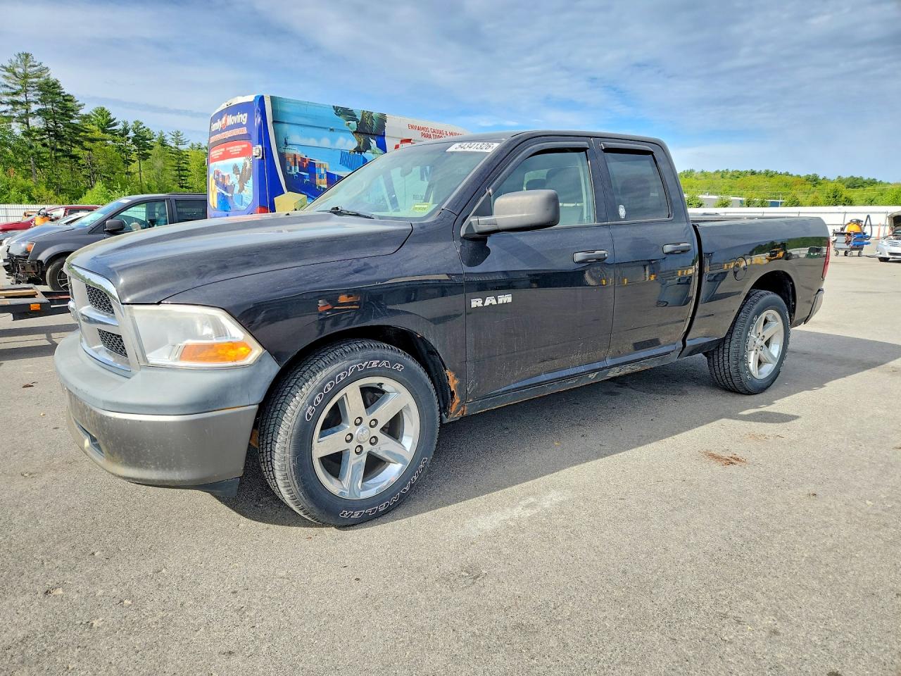 2009 Dodge 1500 Laramie Quad Ca Black vin: 1D3HB18K09S780695