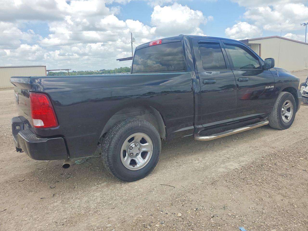2009 Dodge Ram 1500 Black vin: 1D3HB18K99S700682