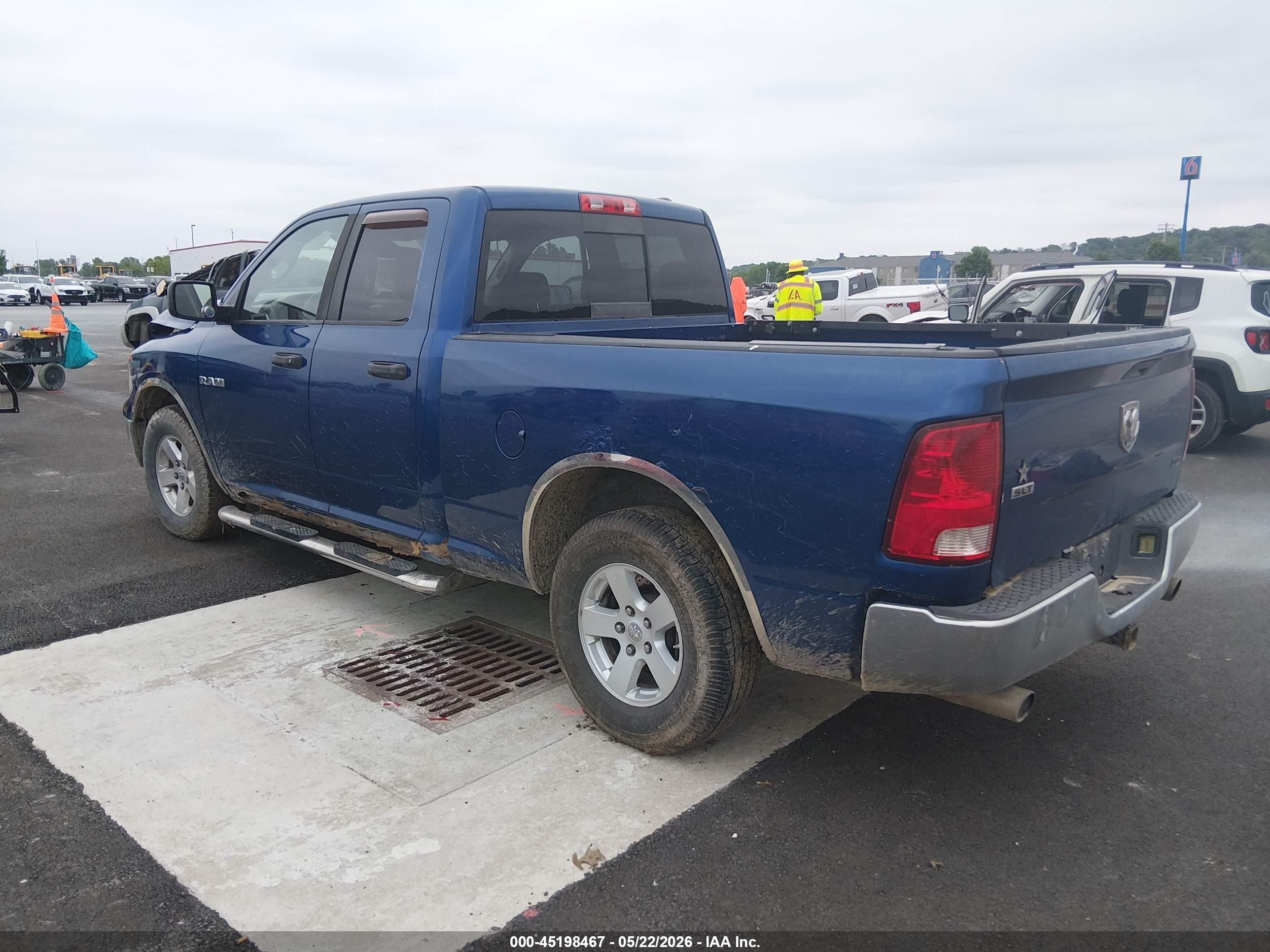 2009 Dodge Ram 1500 Slt/sport/trx Синий vin: 1D3HB18P09S722646