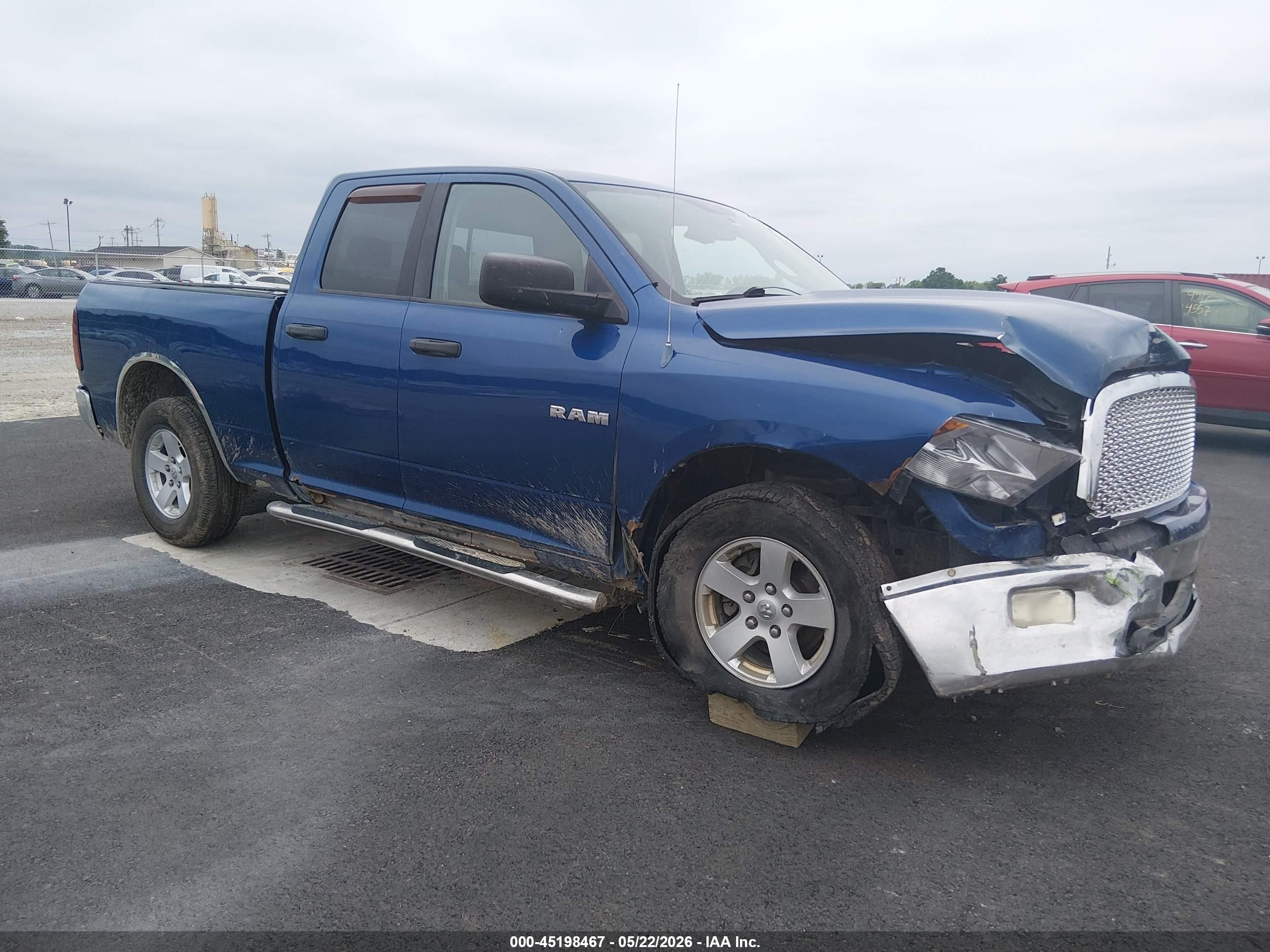 2009 Dodge Ram 1500 Slt/sport/trx Синий vin: 1D3HB18P09S722646