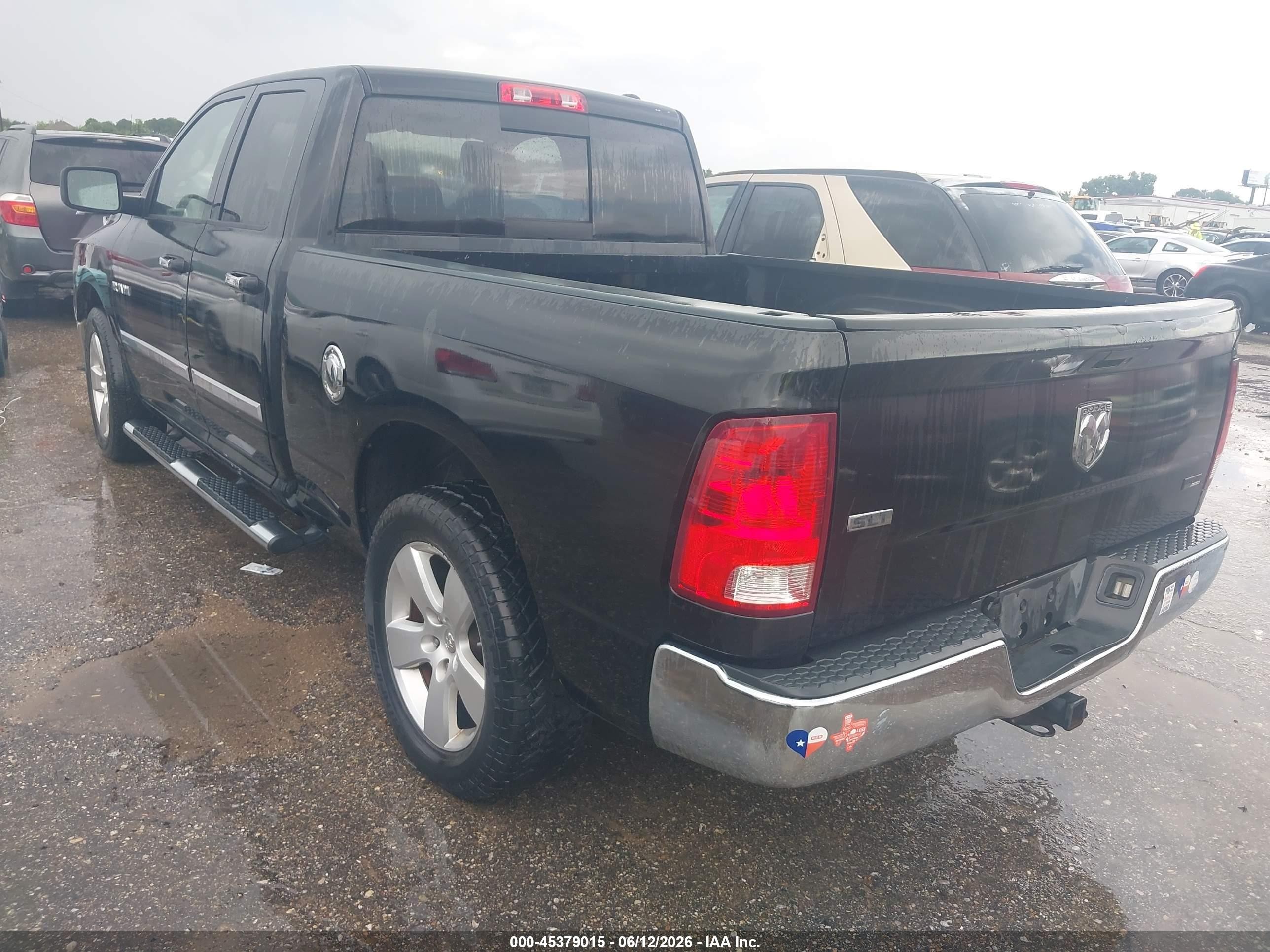 2009 Dodge Ram 1500 Slt/sport/trx Black vin: 1D3HB18P29S767569