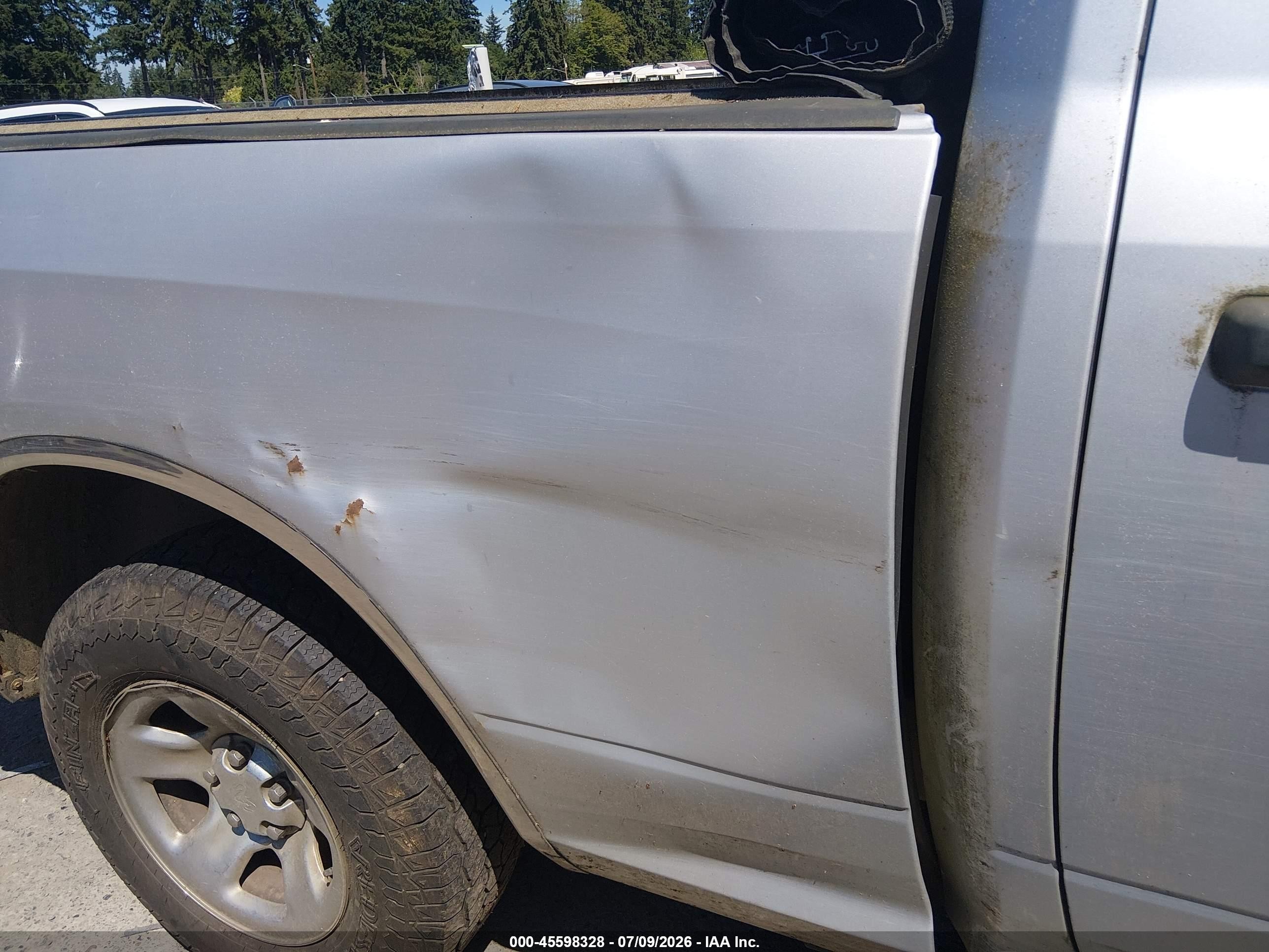 2009 Dodge Ram 1500 St Серебряный vin: 1D3HB18P29S782105