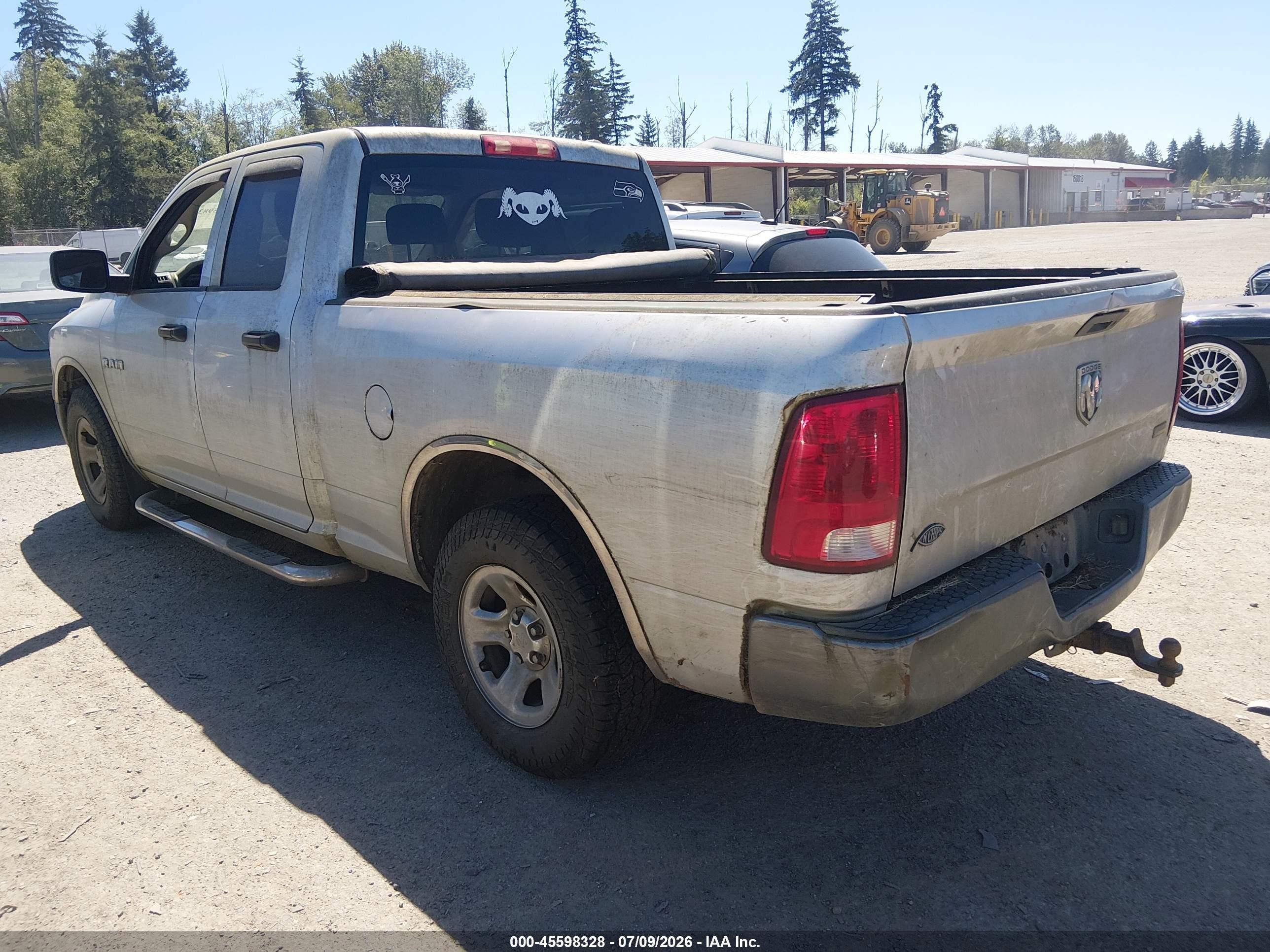 2009 Dodge Ram 1500 St Серебряный vin: 1D3HB18P29S782105