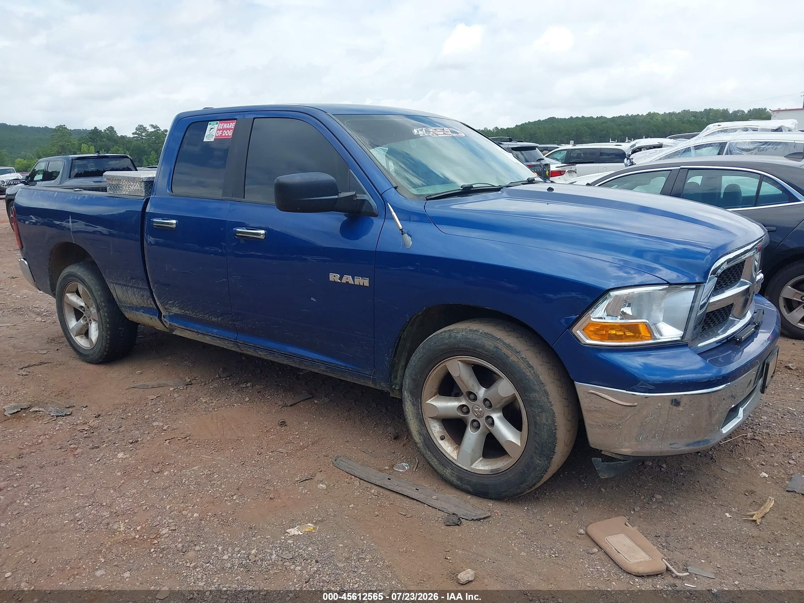 2009 Dodge Ram 1500 Slt/sport/trx Blue vin: 1D3HB18P39S776376