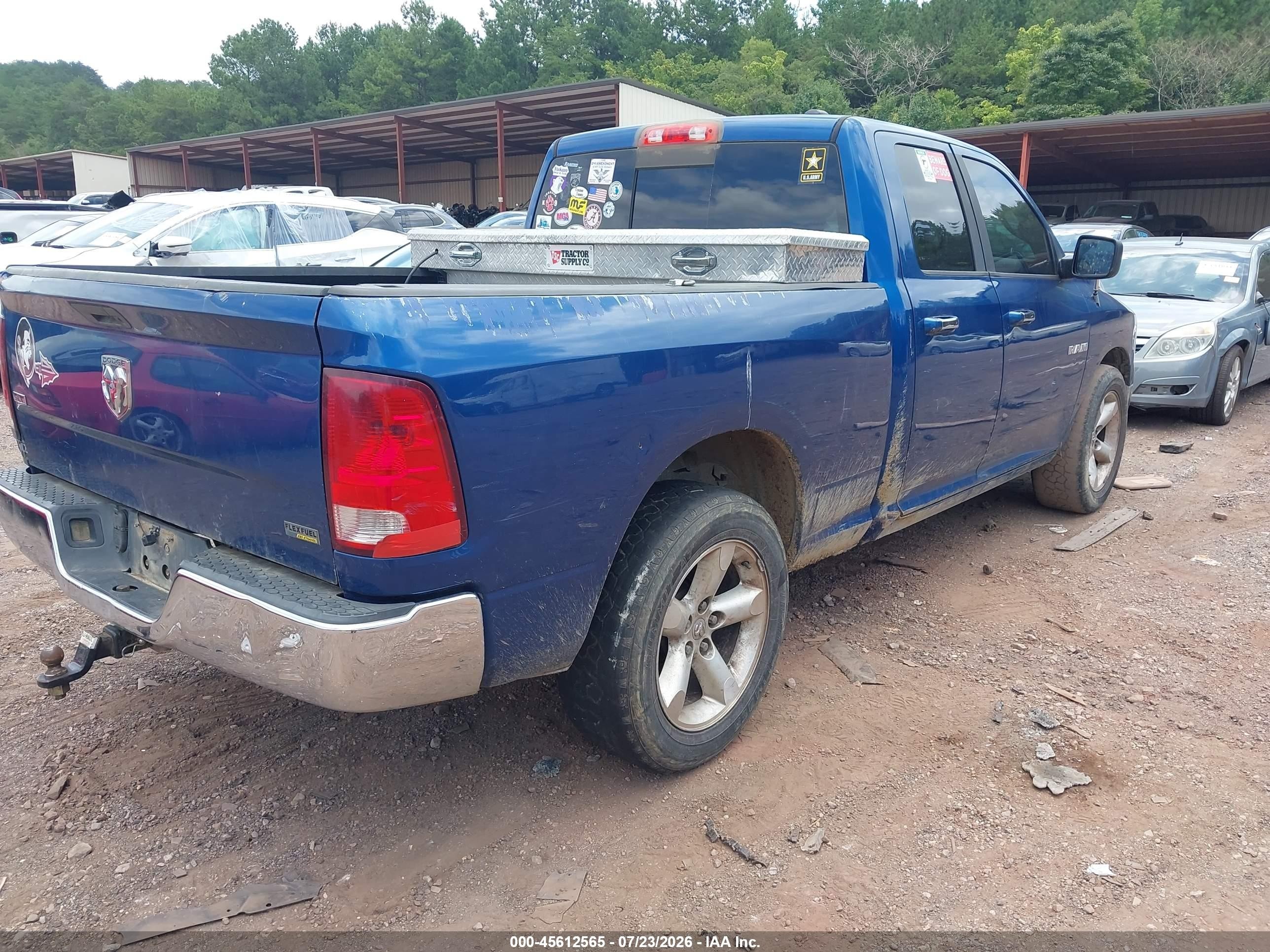 2009 Dodge Ram 1500 Slt/sport/trx Blue vin: 1D3HB18P39S776376