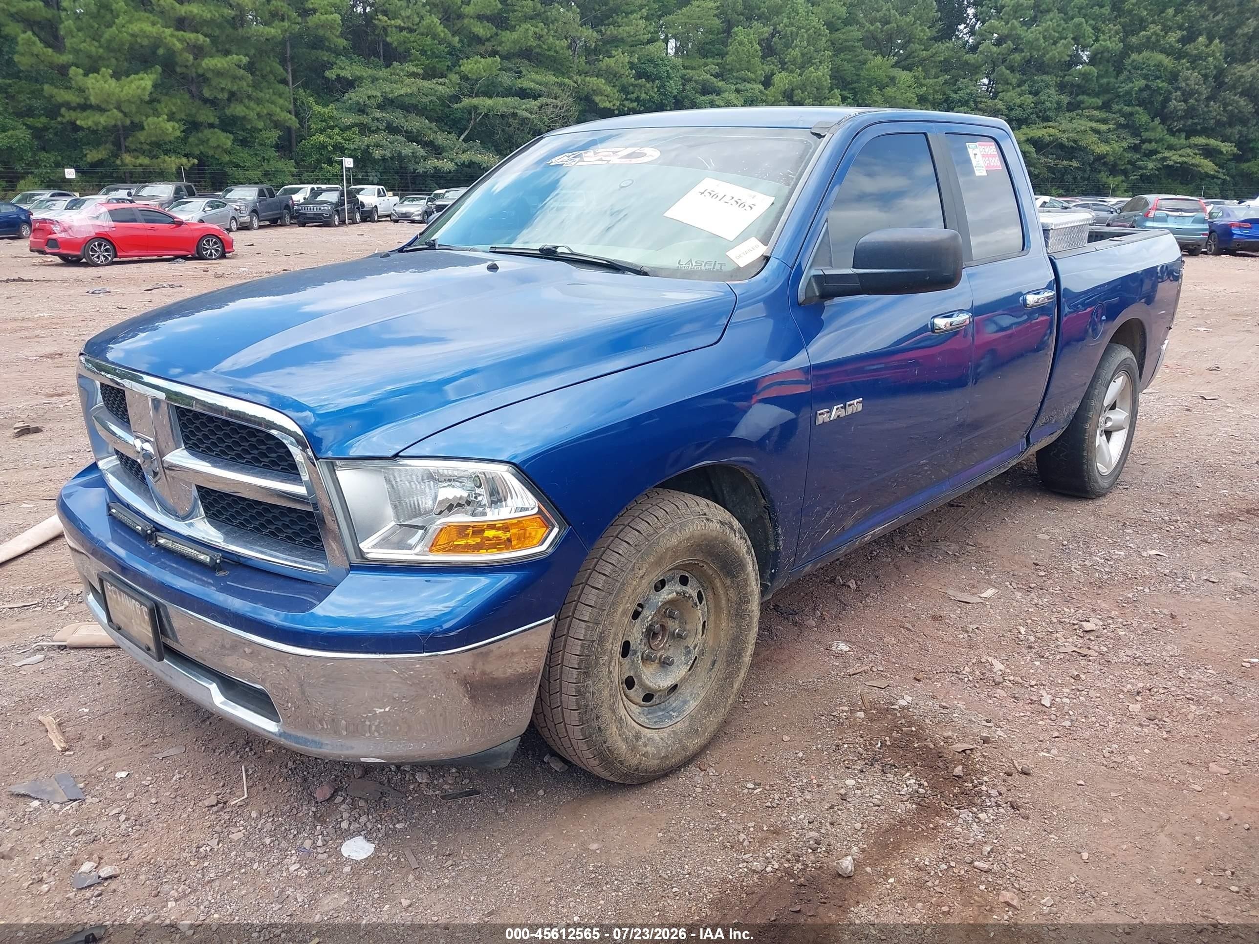 2009 Dodge Ram 1500 Slt/sport/trx Blue vin: 1D3HB18P39S776376