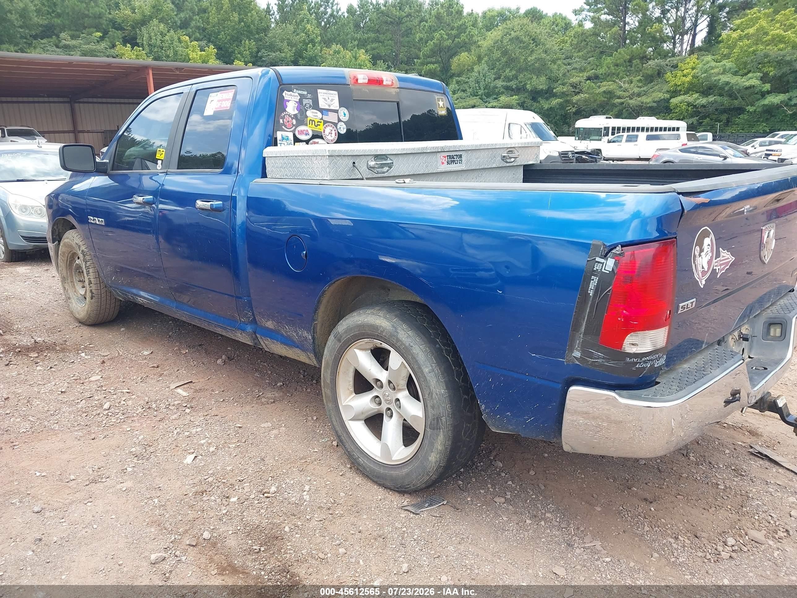 2009 Dodge Ram 1500 Slt/sport/trx Blue vin: 1D3HB18P39S776376
