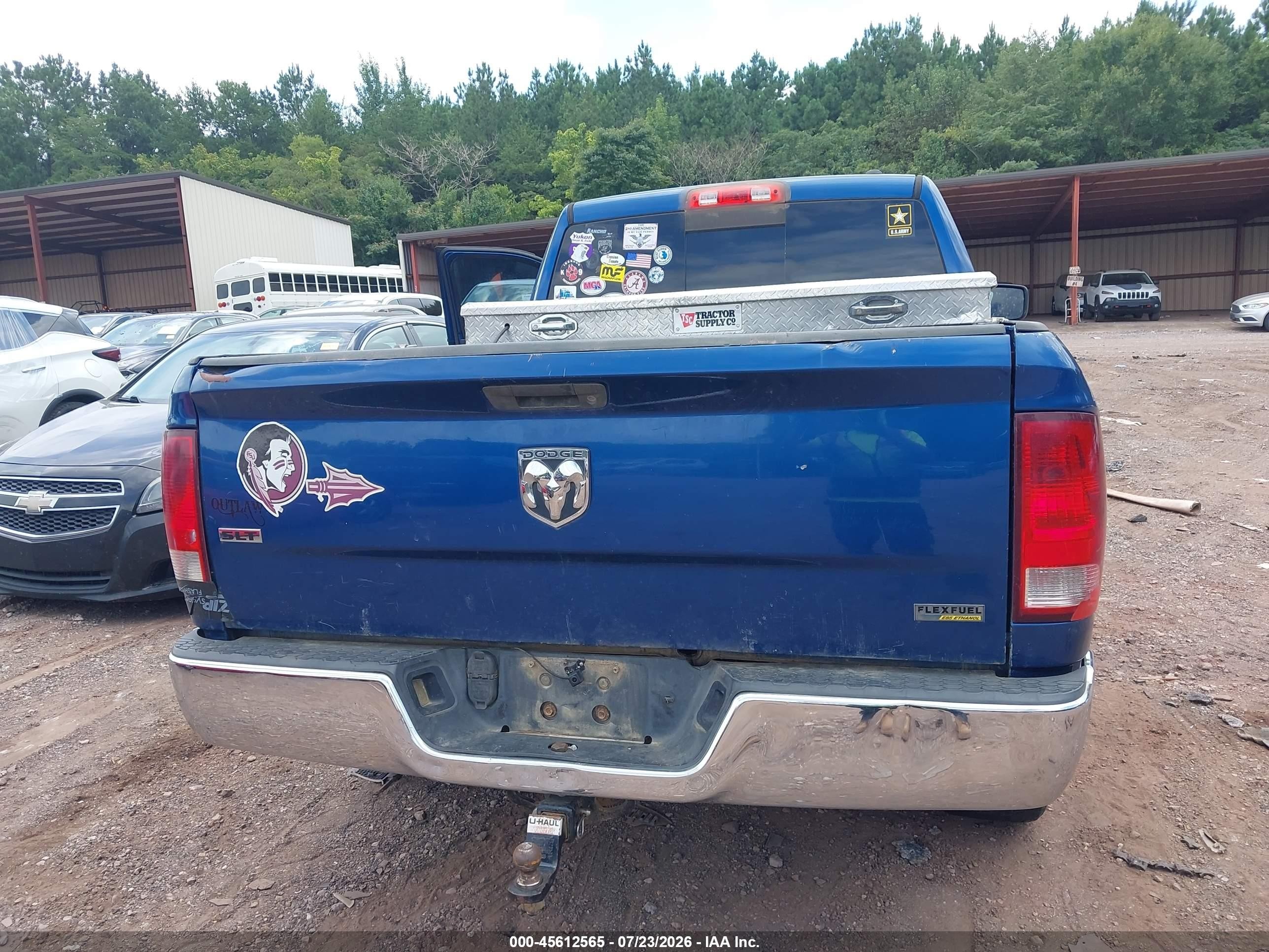2009 Dodge Ram 1500 Slt/sport/trx Blue vin: 1D3HB18P39S776376