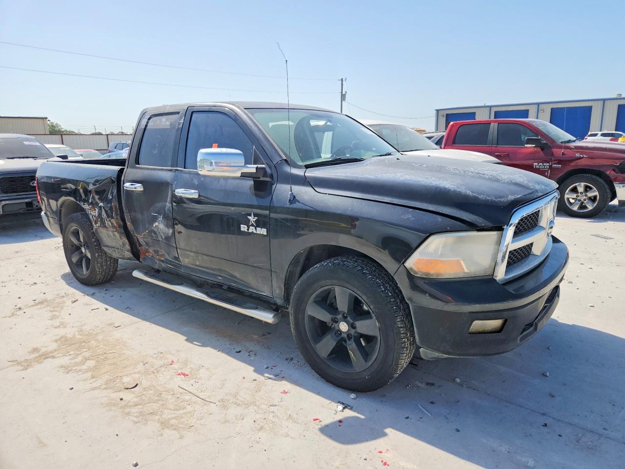 2009 Dodge Ram 1500 Черный vin: 1D3HB18P49S728529