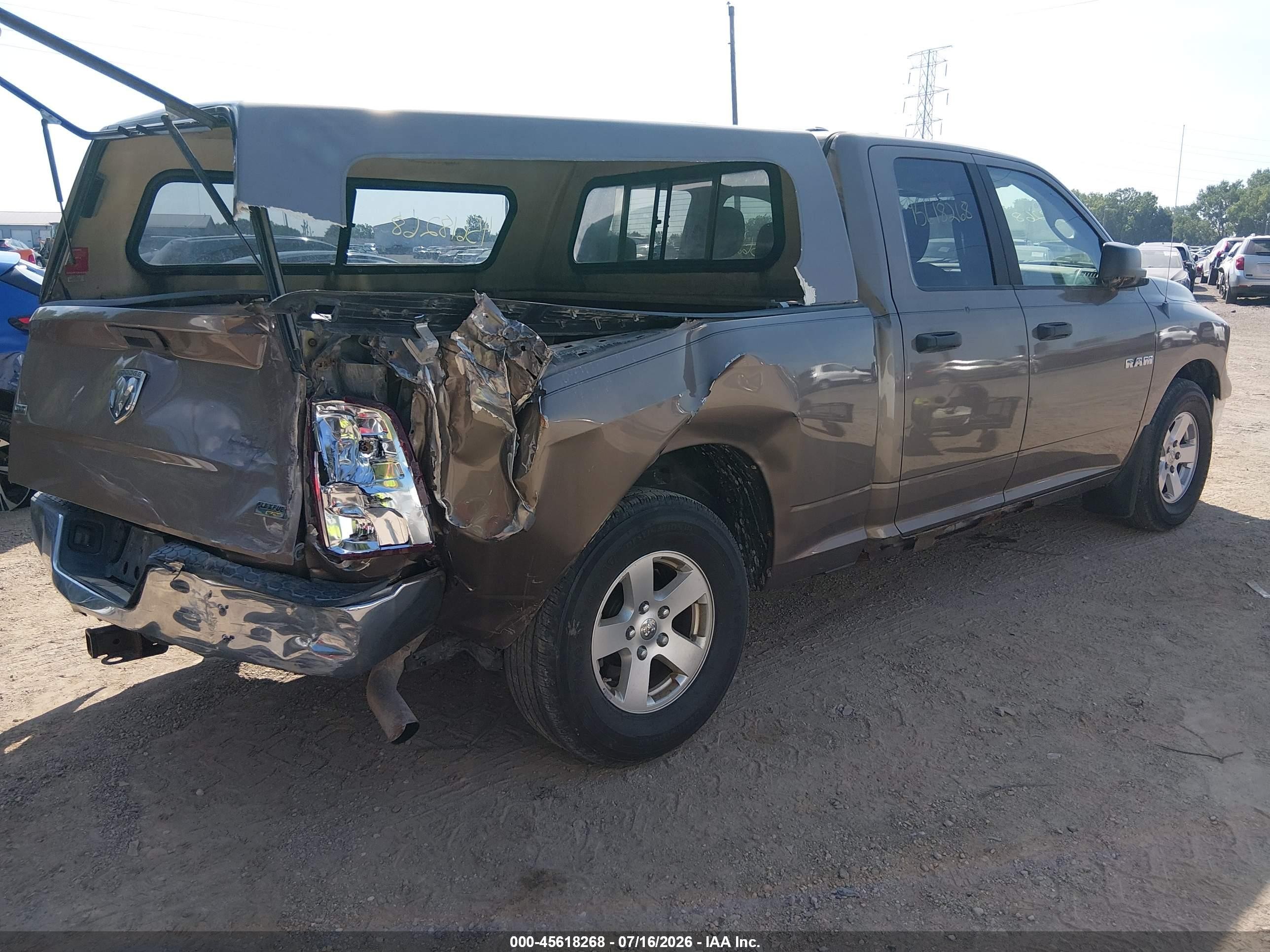 2009 Dodge Ram 1500 Slt/sport/trx Pewter vin: 1D3HB18P49S728580