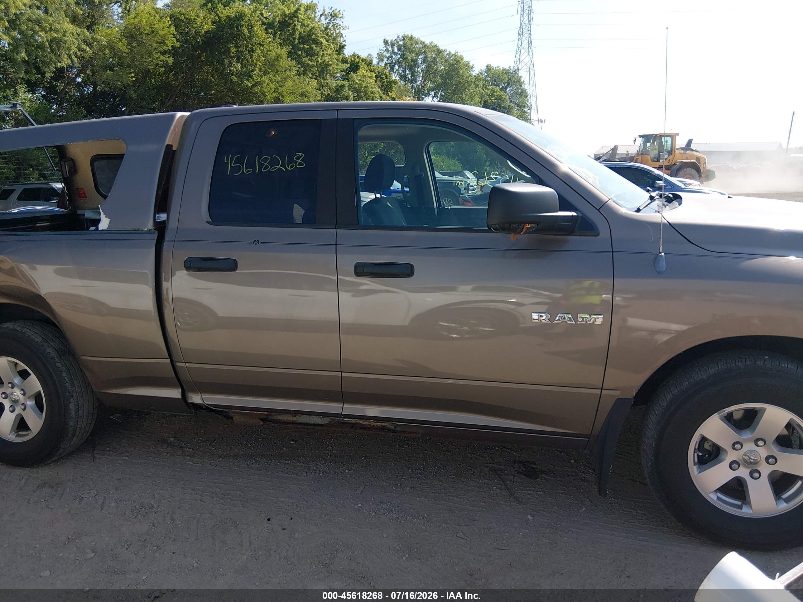 2009 Dodge Ram 1500 Slt/sport/trx Pewter vin: 1D3HB18P49S728580