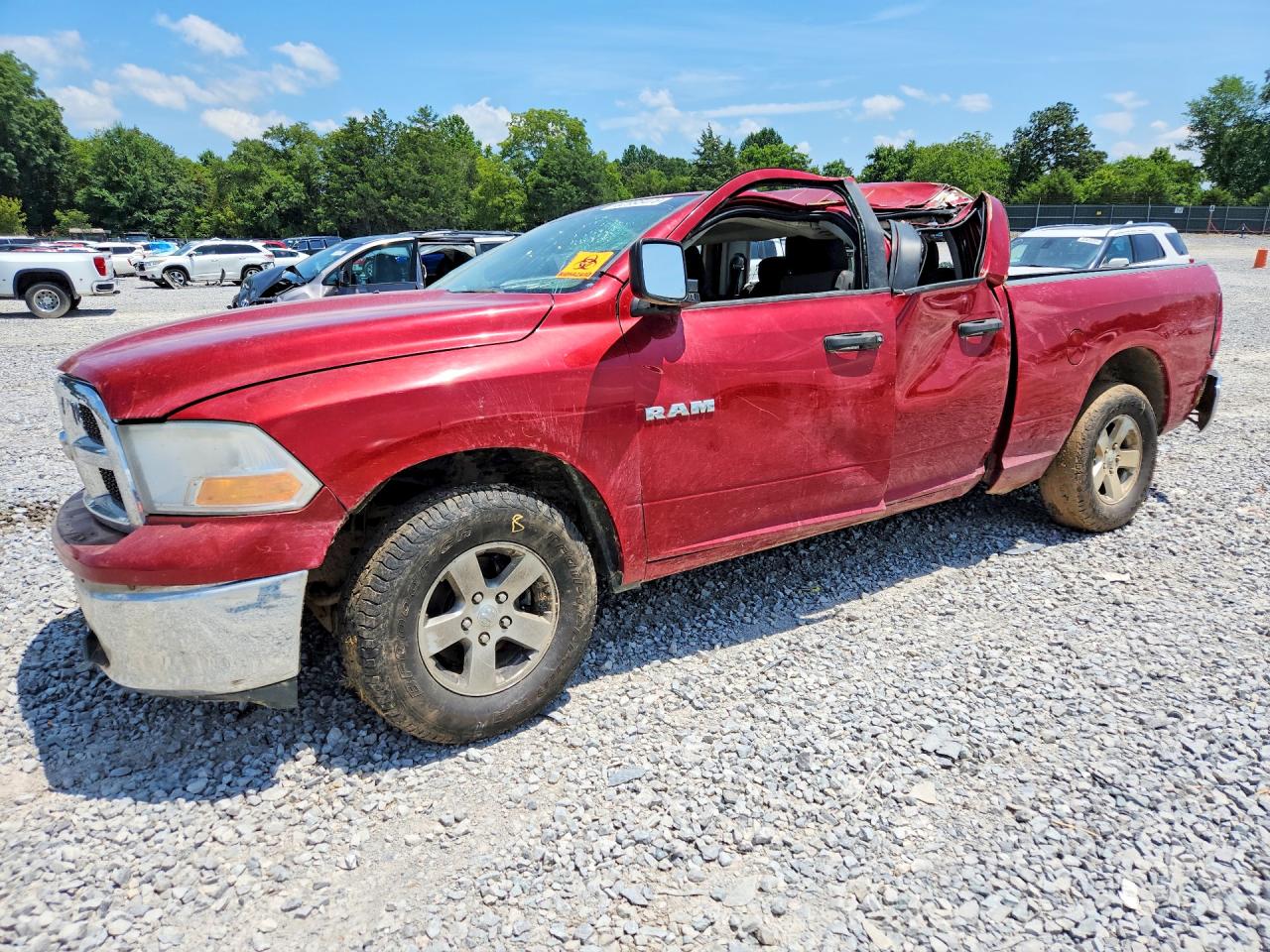 2009 Dodge Ram 1500 Maroon vin: 1D3HB18P49S754354