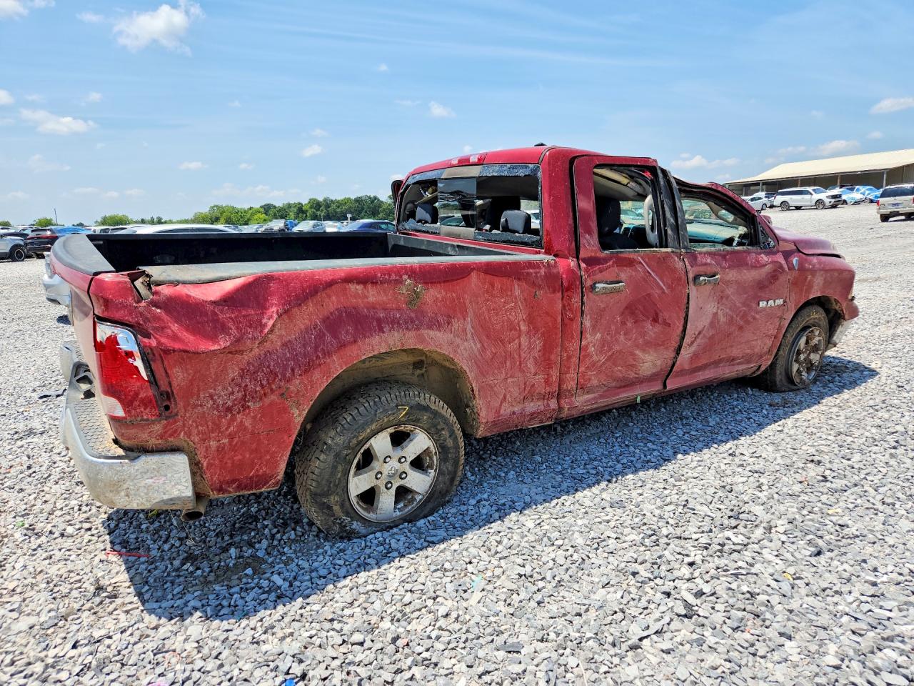 2009 Dodge Ram 1500 Maroon vin: 1D3HB18P49S754354