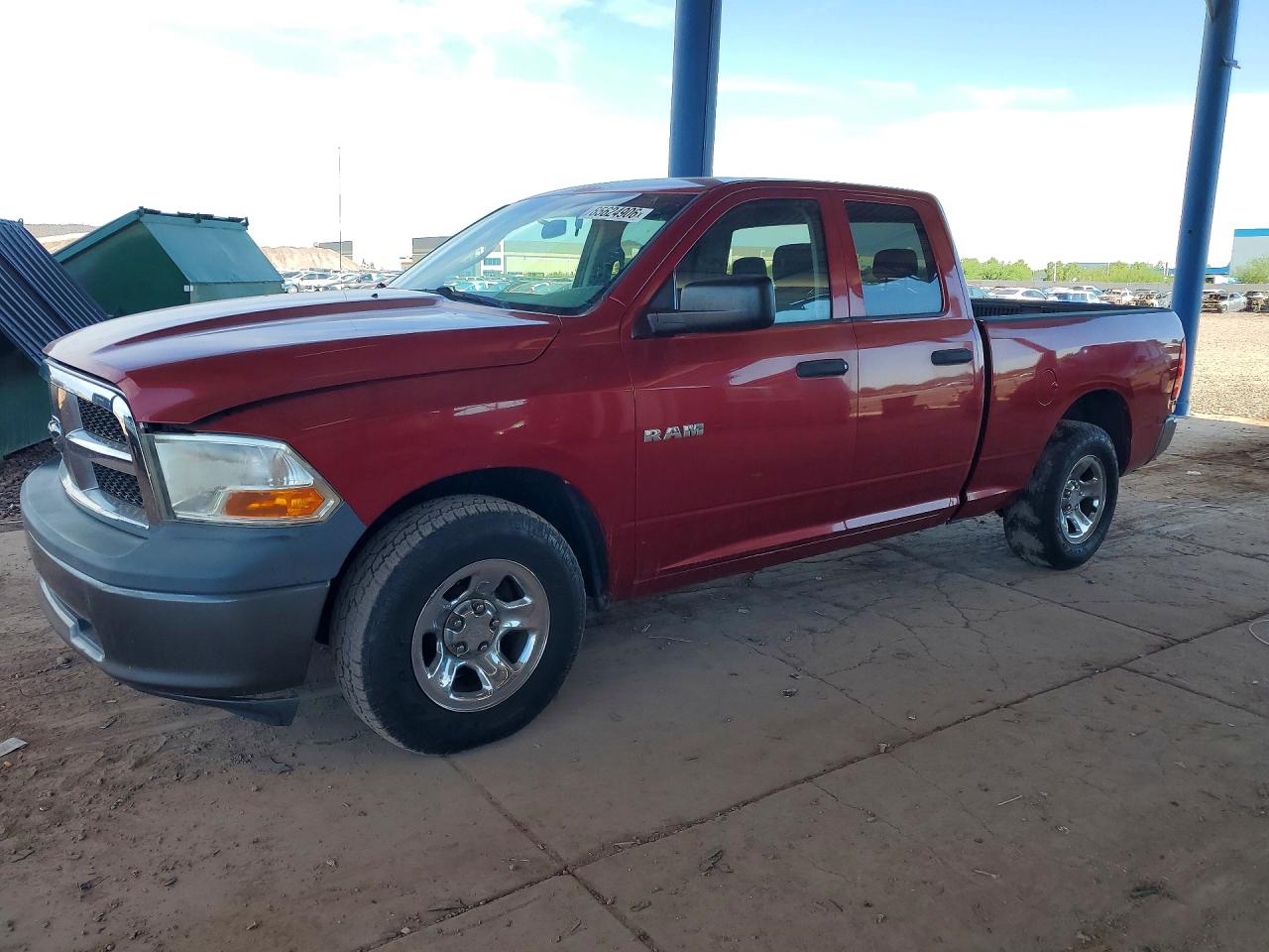 2009 Dodge Ram 1500 Red vin: 1D3HB18P49S760476