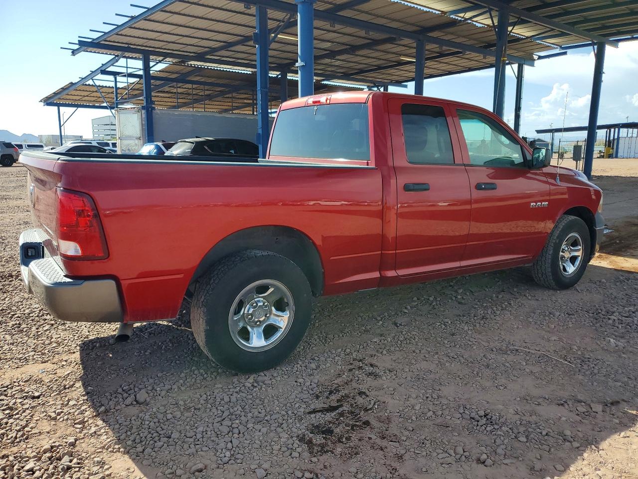 2009 Dodge Ram 1500 Red vin: 1D3HB18P49S760476