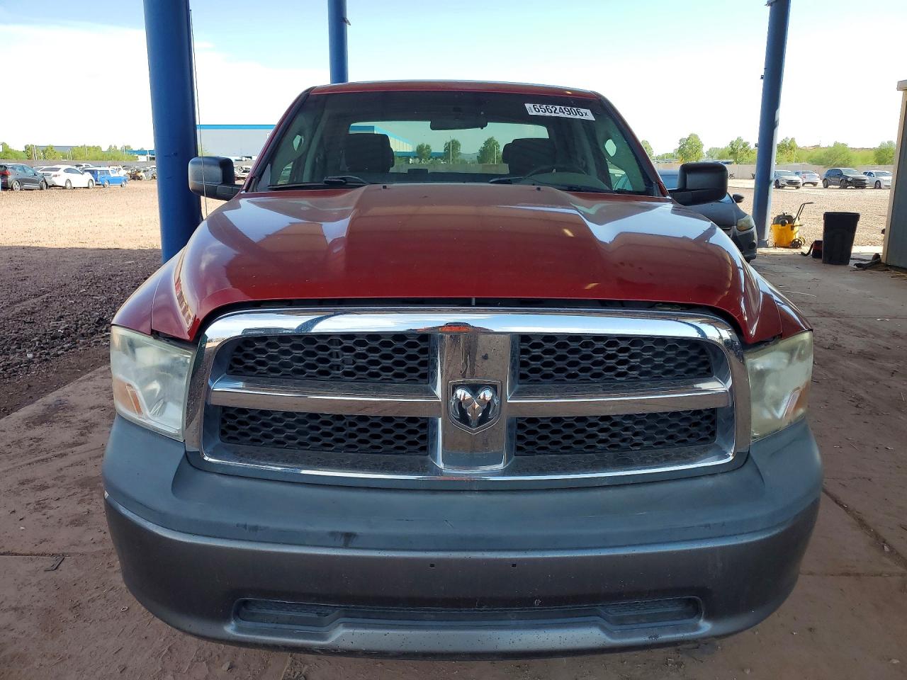 2009 Dodge Ram 1500 Red vin: 1D3HB18P49S760476
