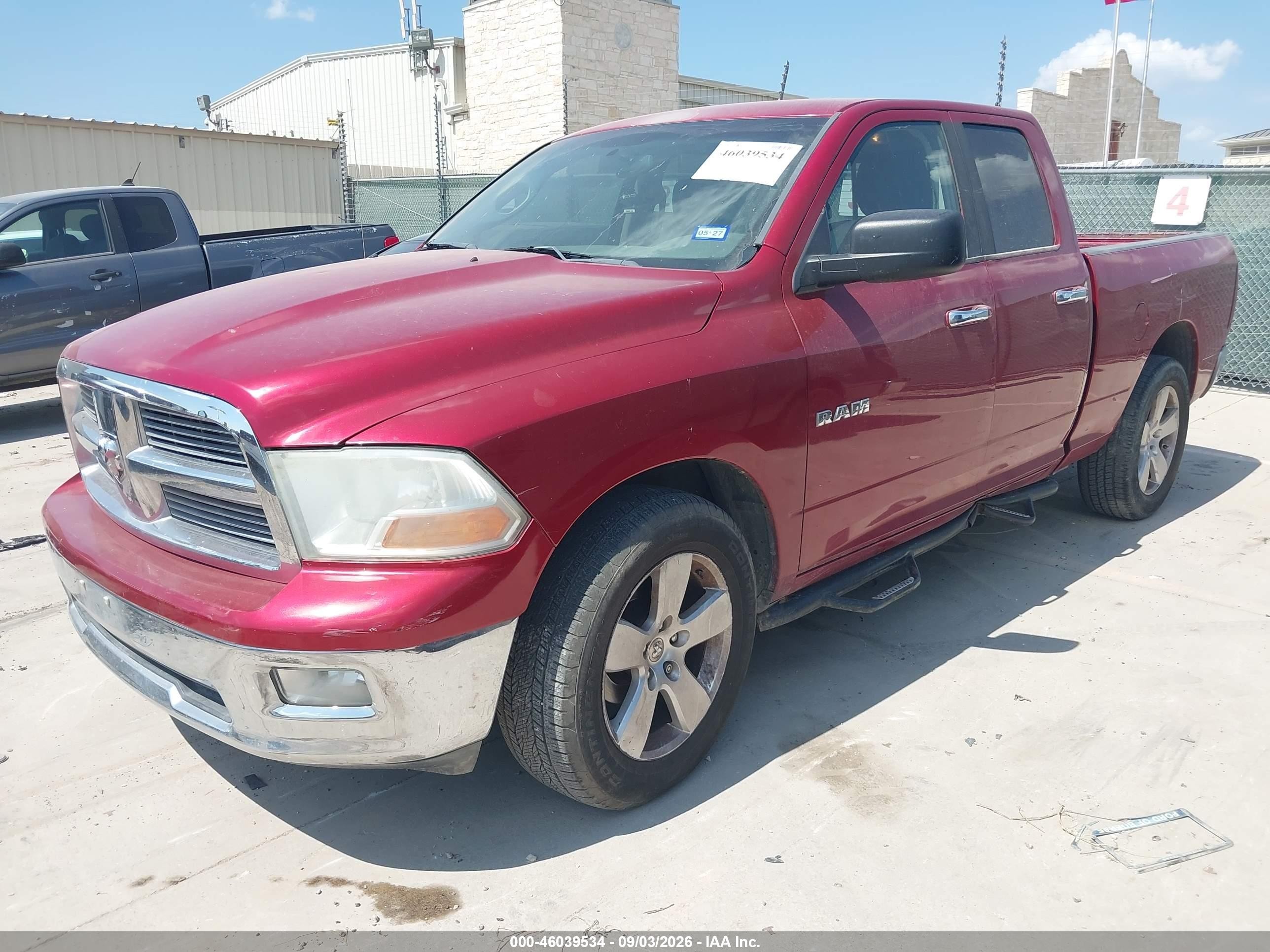 2009 Dodge Ram 1500 Slt/sport/trx Красный vin: 1D3HB18P59S793129