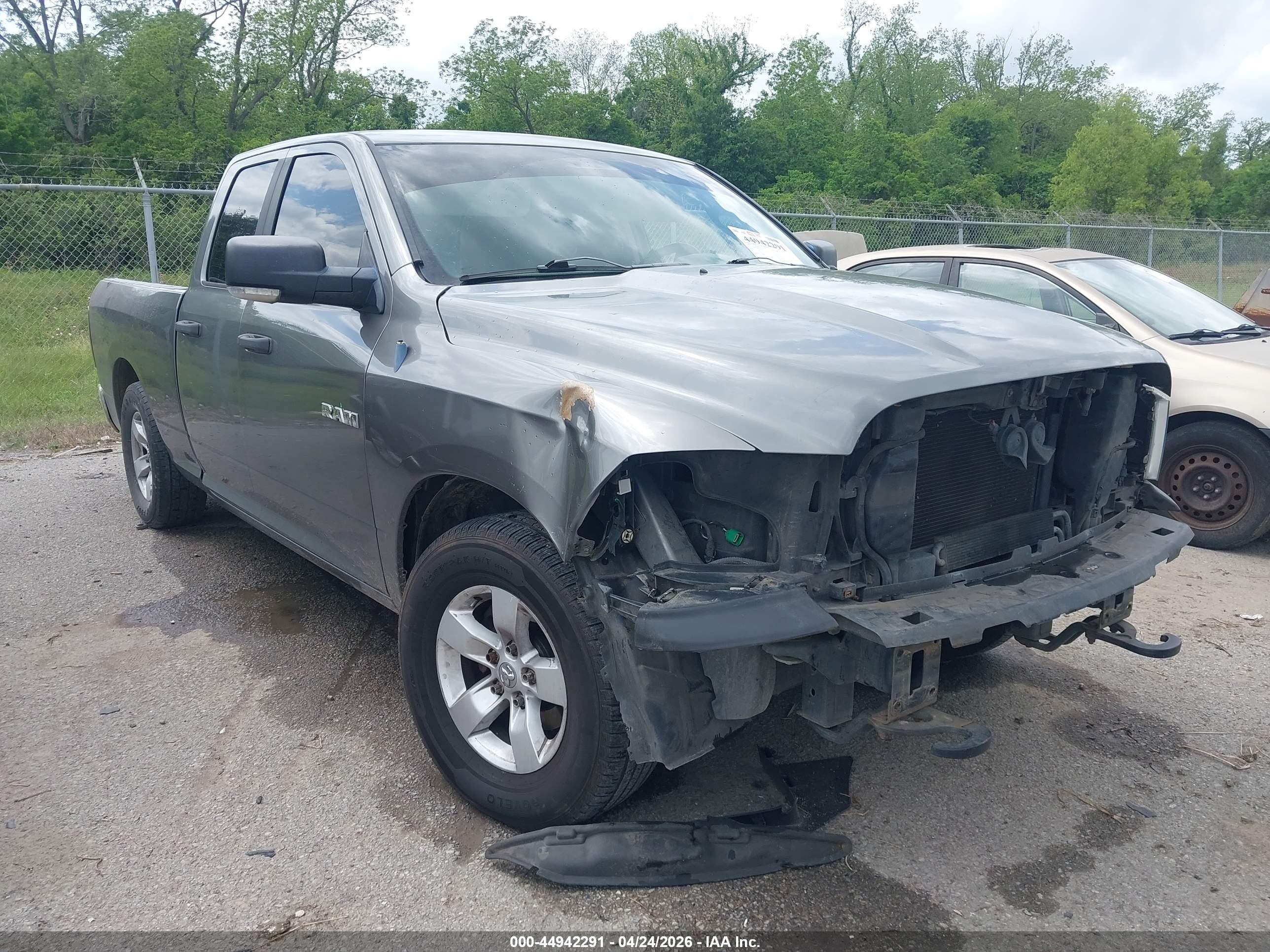 2009 Dodge Ram 1500 Slt/sport/trx Gray vin: 1D3HB18P69S738334