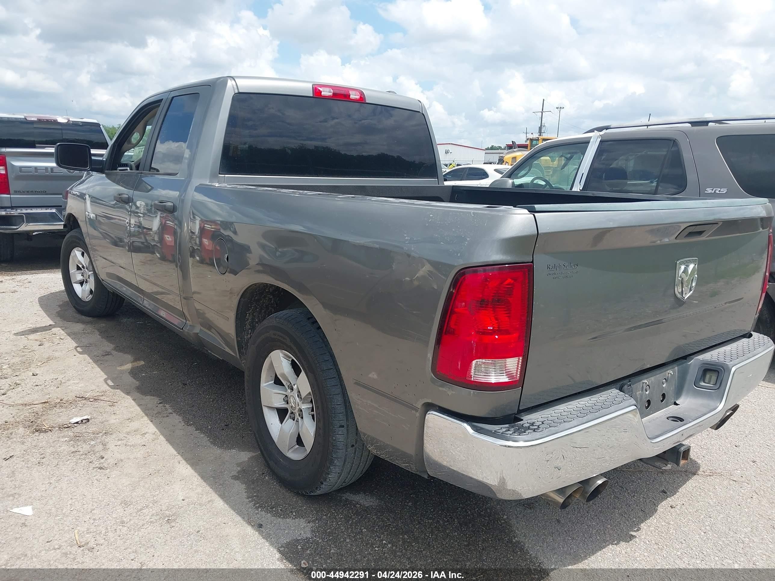2009 Dodge Ram 1500 Slt/sport/trx Gray vin: 1D3HB18P69S738334