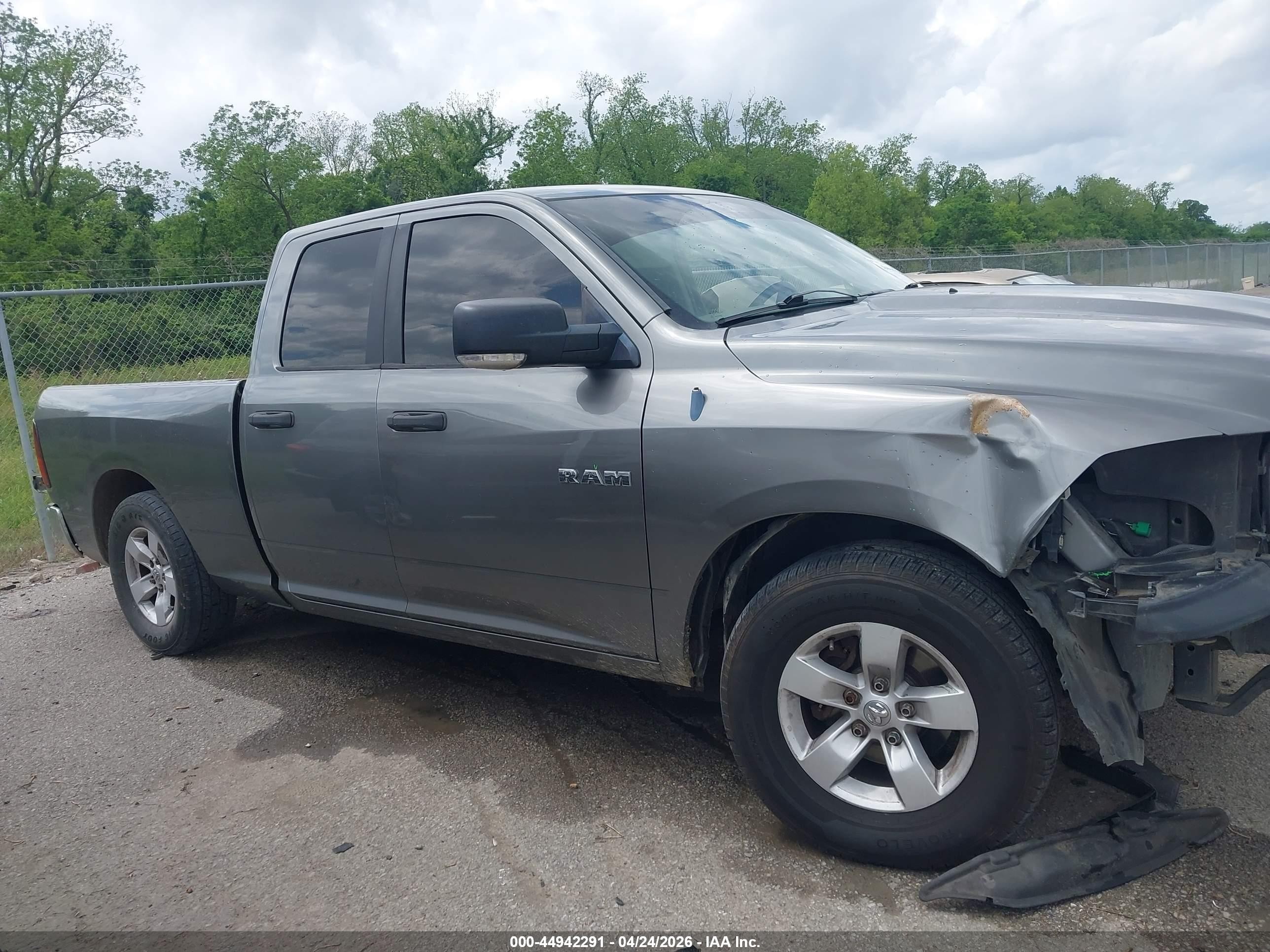 2009 Dodge Ram 1500 Slt/sport/trx Gray vin: 1D3HB18P69S738334