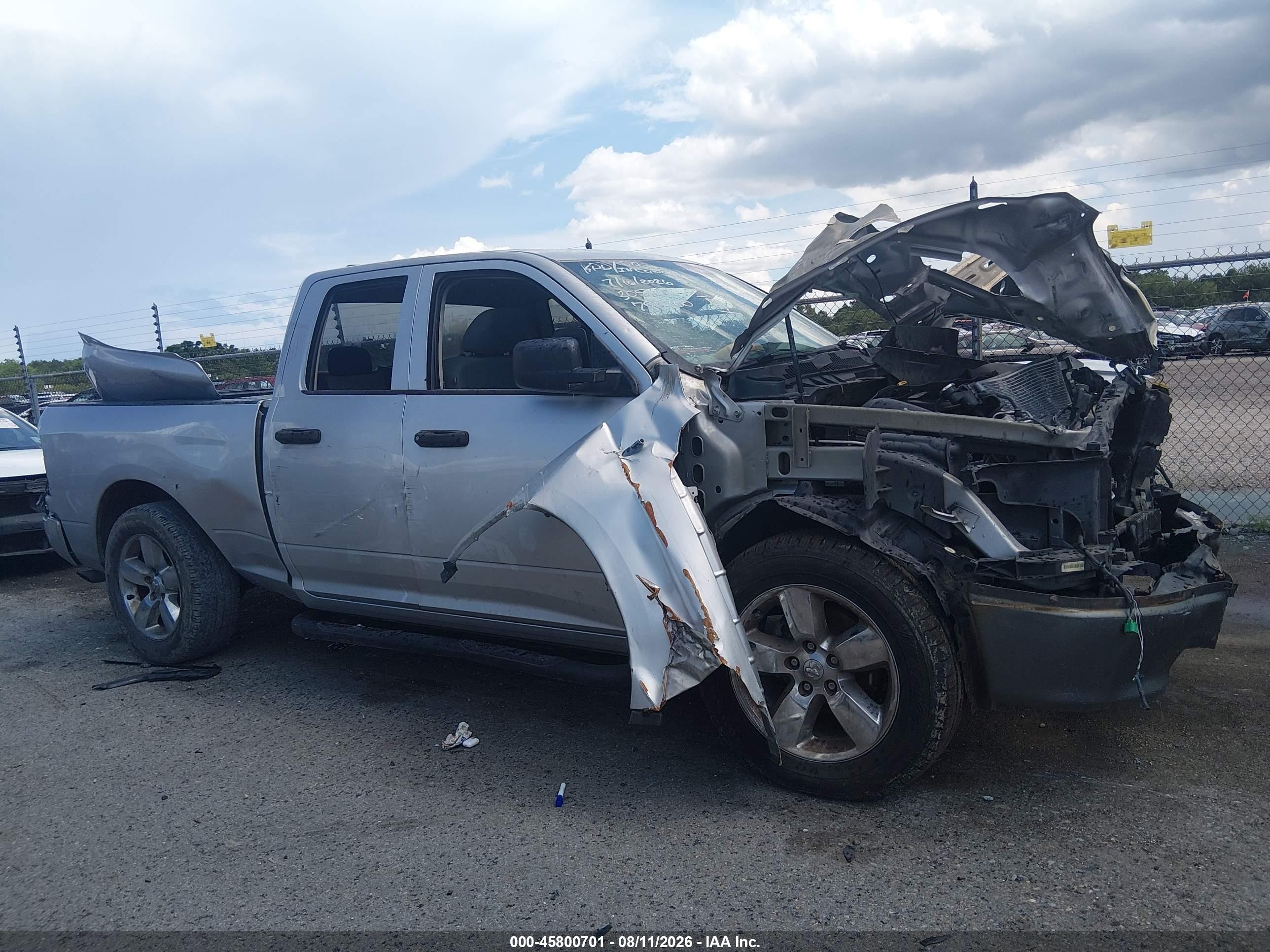 2009 Dodge Ram 1500 St Серебряный vin: 1D3HB18P69S780700