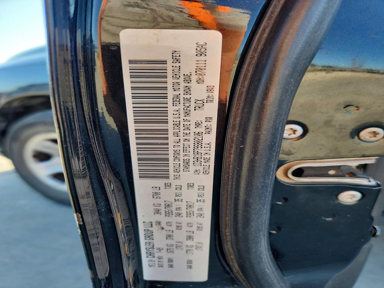 2009 Dodge Ram 1500 Black vin: 1D3HB18P79S802106