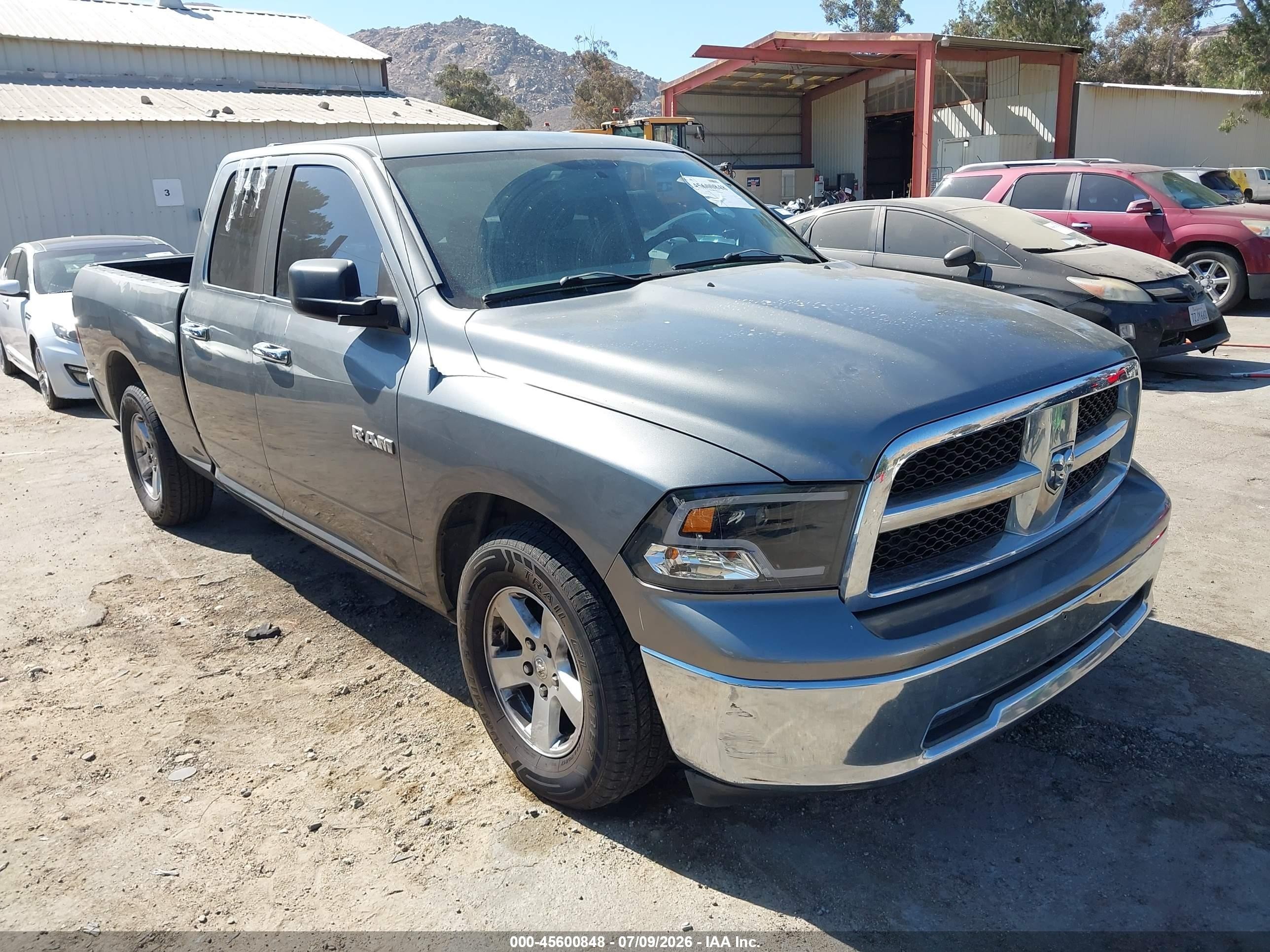 2009 Dodge Ram 1500 Slt/sport/trx Gray vin: 1D3HB18P79S821738