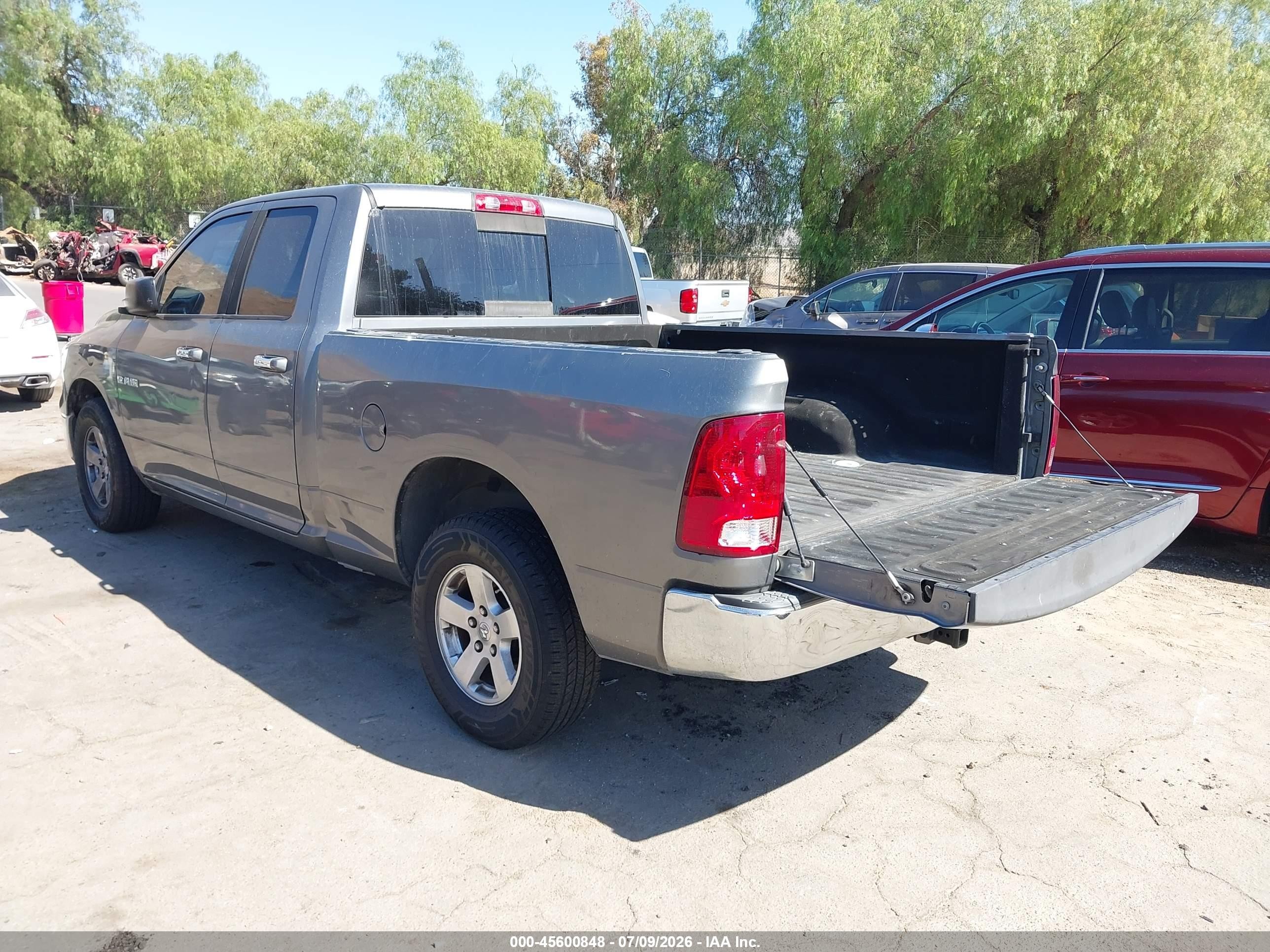 2009 Dodge Ram 1500 Slt/sport/trx Gray vin: 1D3HB18P79S821738