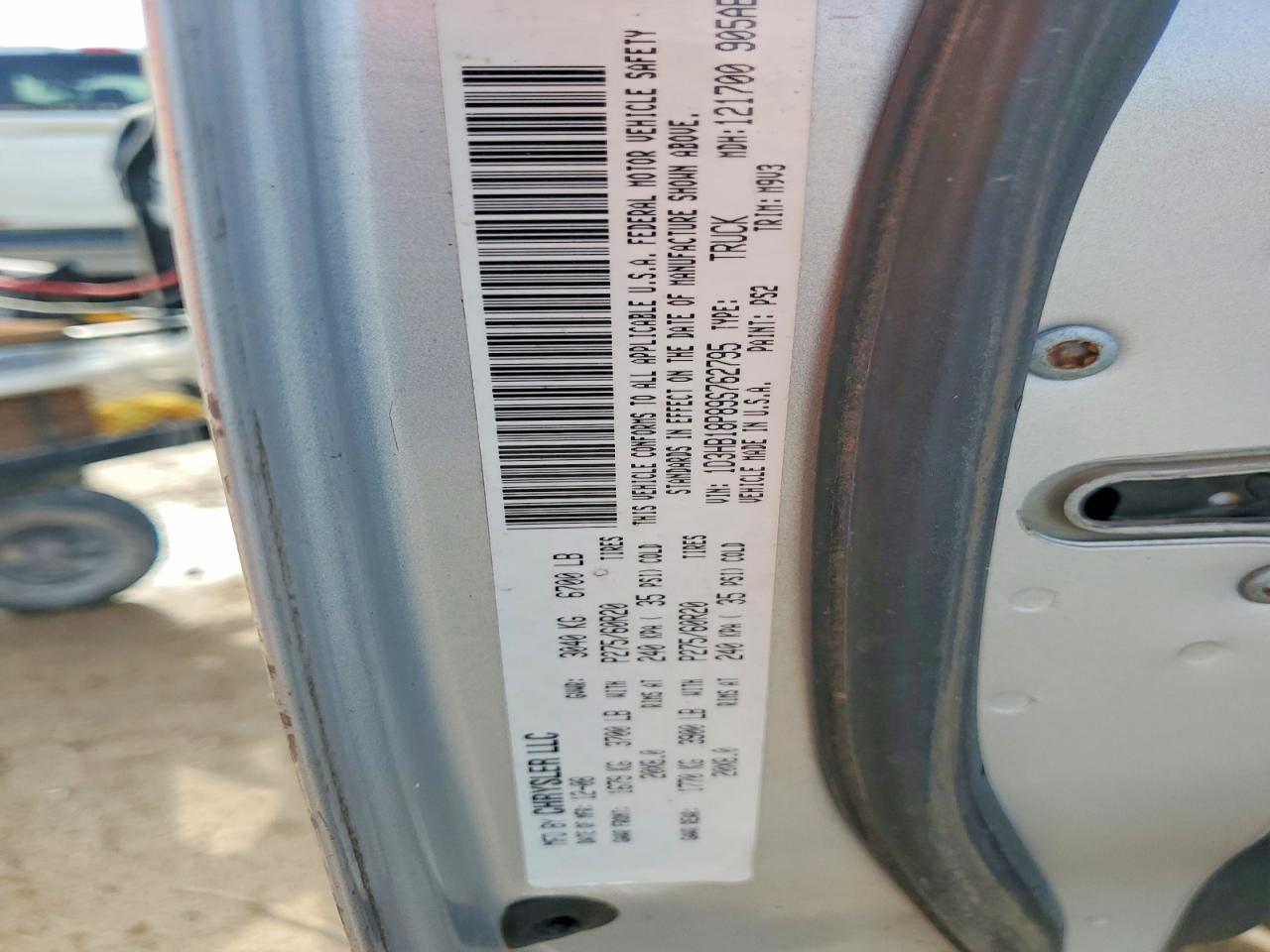 2009 Dodge Ram 1500 Silver vin: 1D3HB18P89S762795