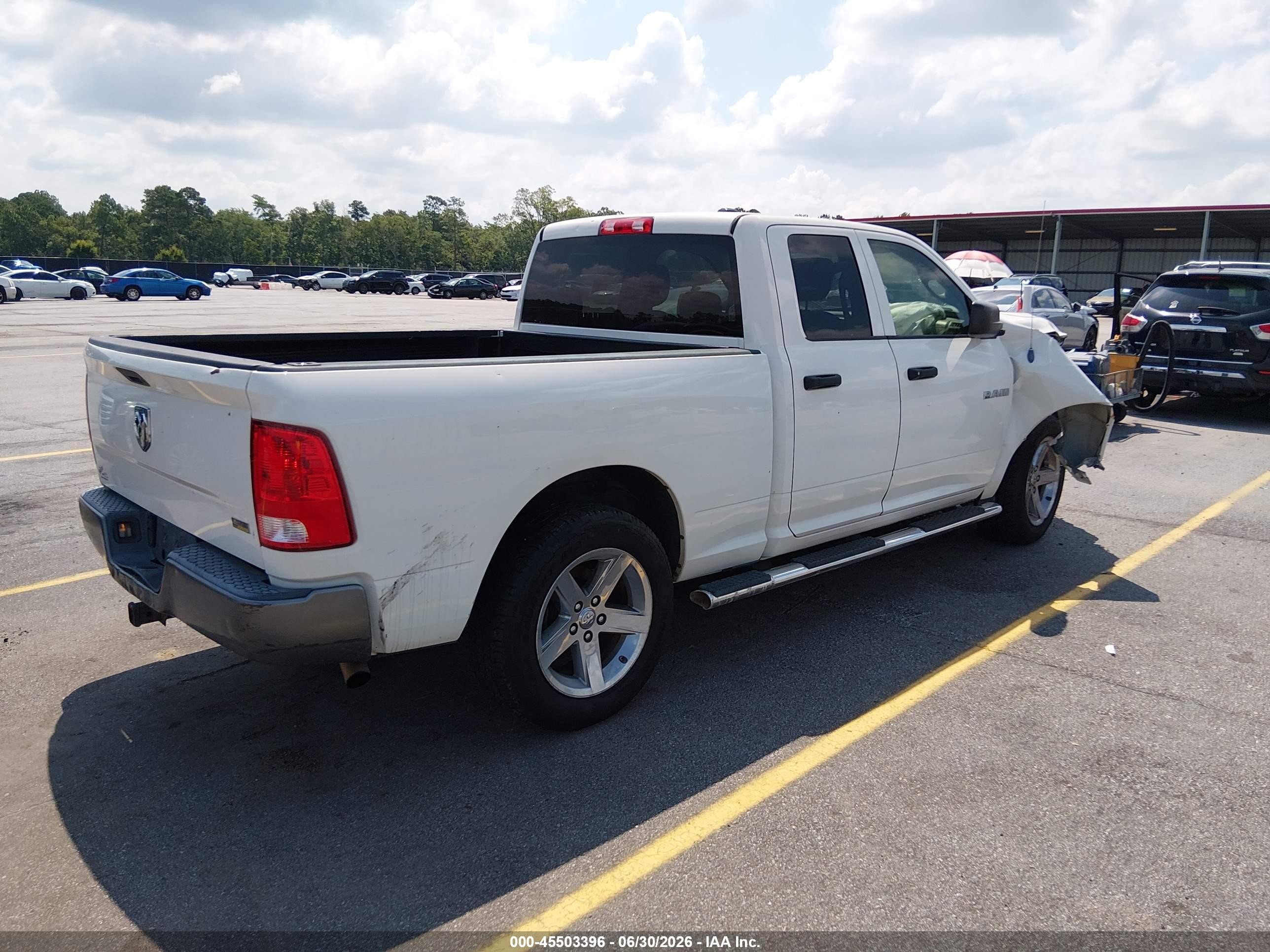 2009 Dodge Ram 1500 St White vin: 1D3HB18P89S776843