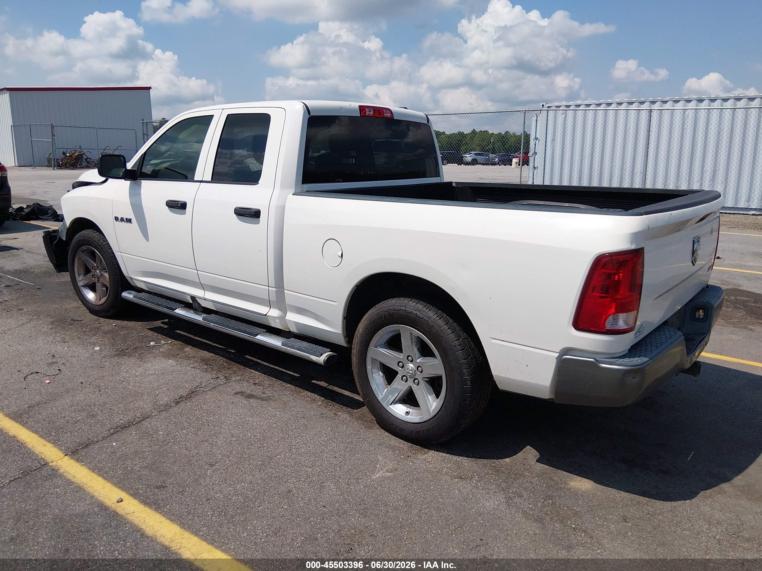 2009 Dodge Ram 1500 St White vin: 1D3HB18P89S776843