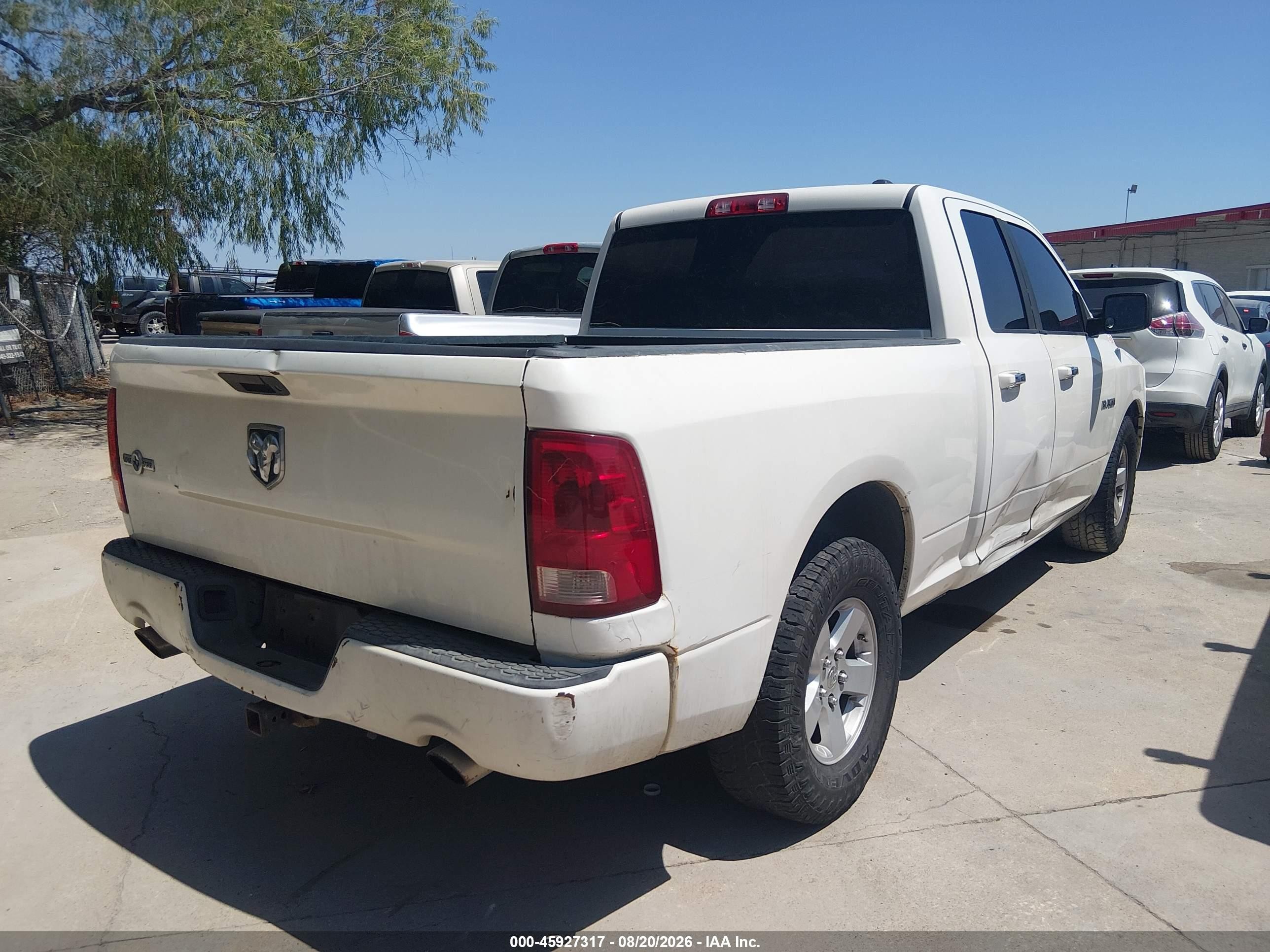 2009 Dodge Ram 1500 Slt/sport/trx Белый vin: 1D3HB18P99S783879