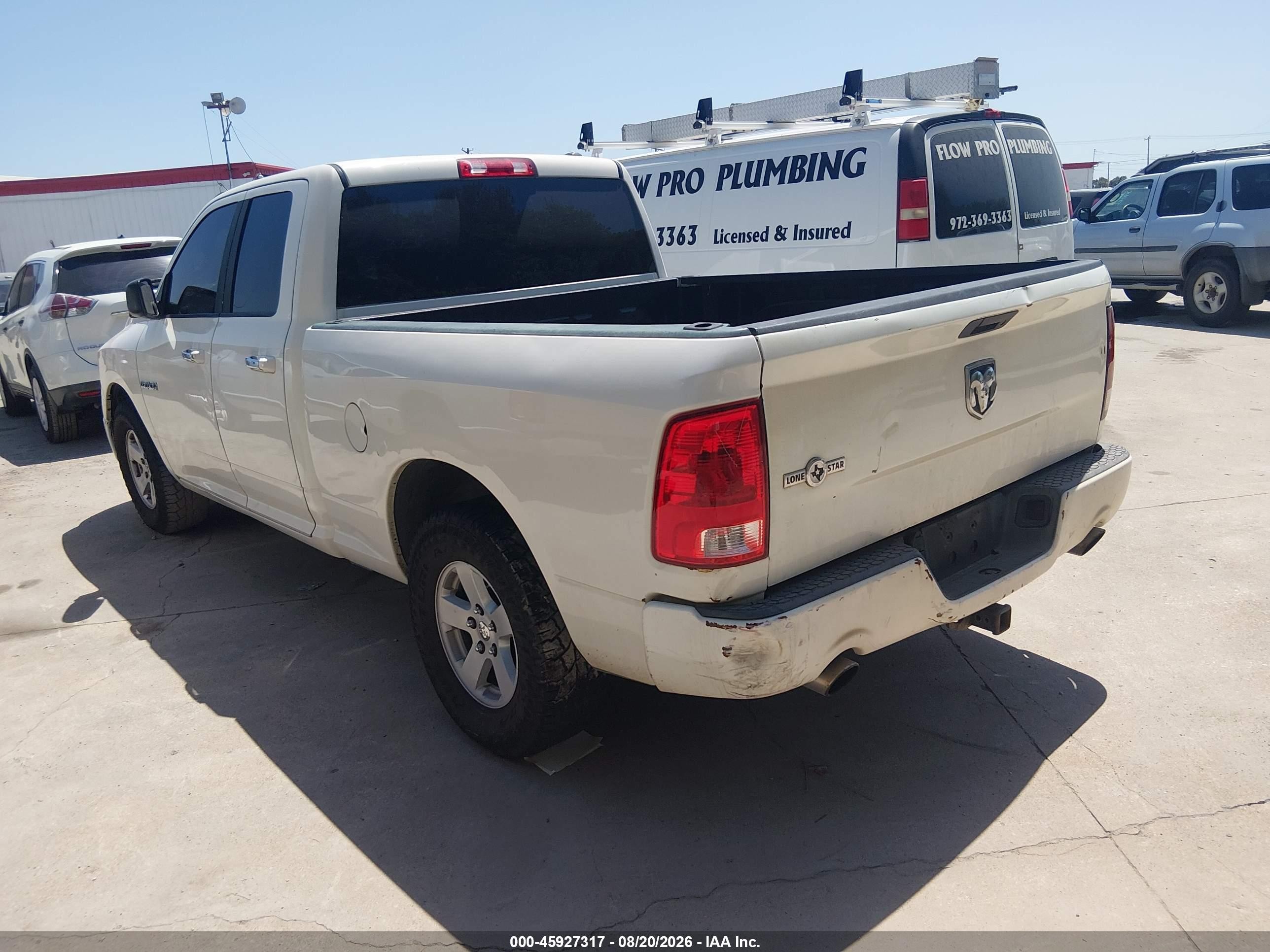 2009 Dodge Ram 1500 Slt/sport/trx Белый vin: 1D3HB18P99S783879