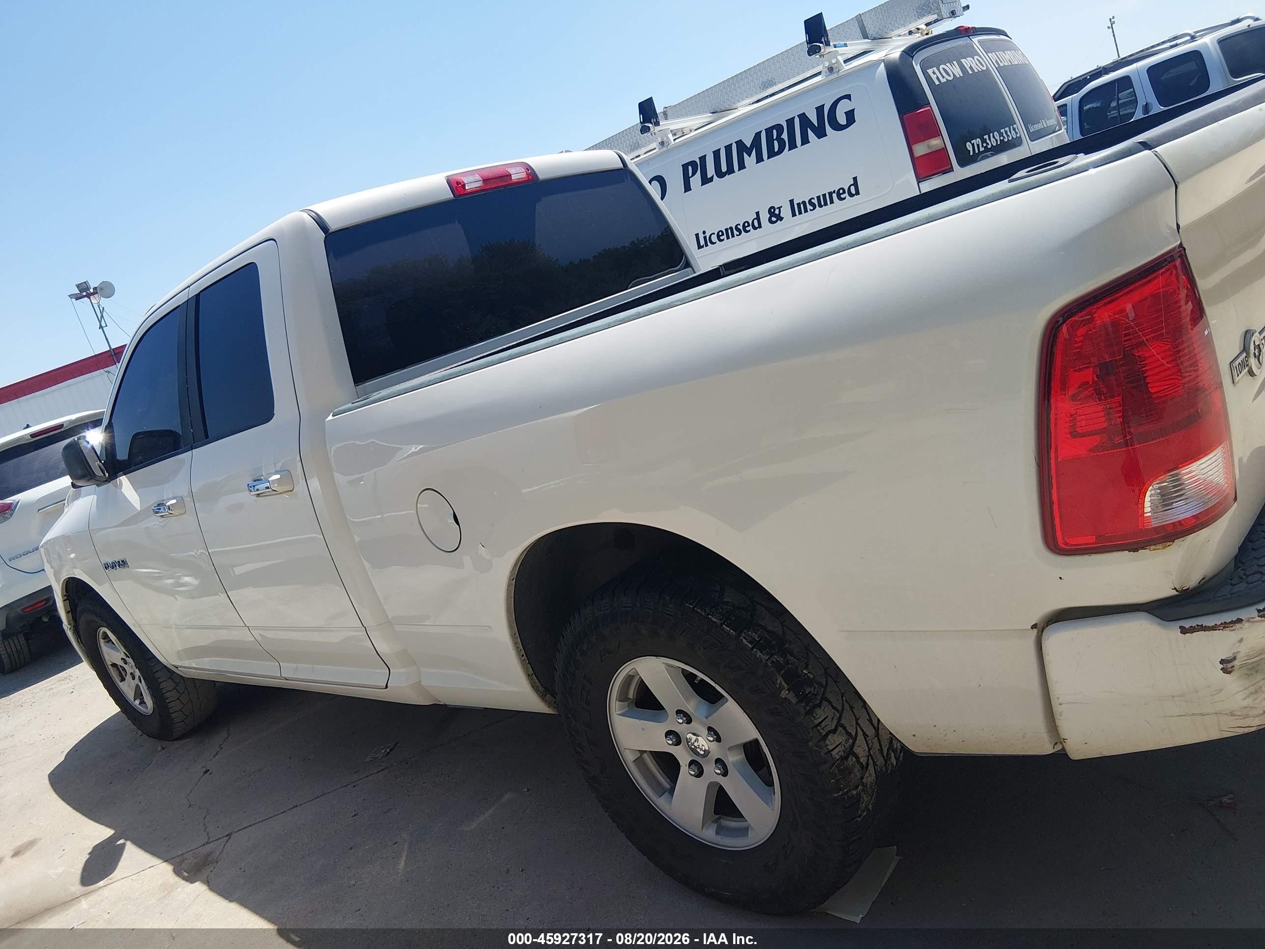 2009 Dodge Ram 1500 Slt/sport/trx Белый vin: 1D3HB18P99S783879