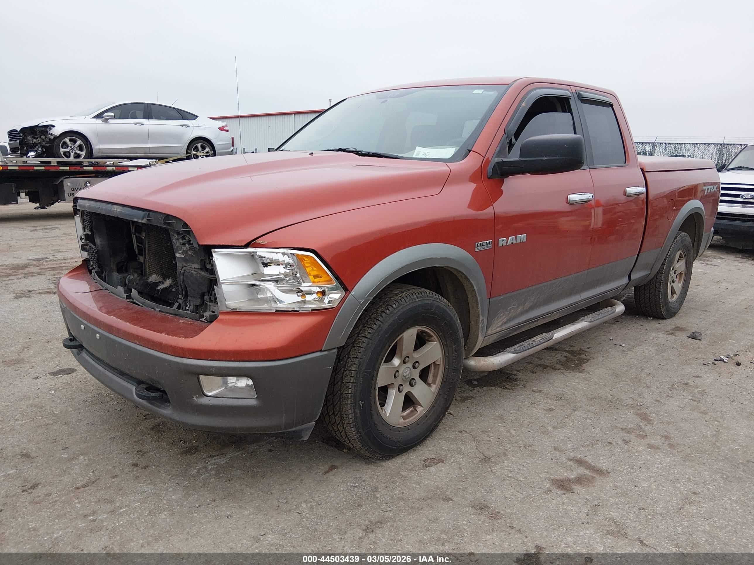 2009 Dodge Ram 1500 Slt/sport/trx Orange vin: 1D3HB18T19S757810