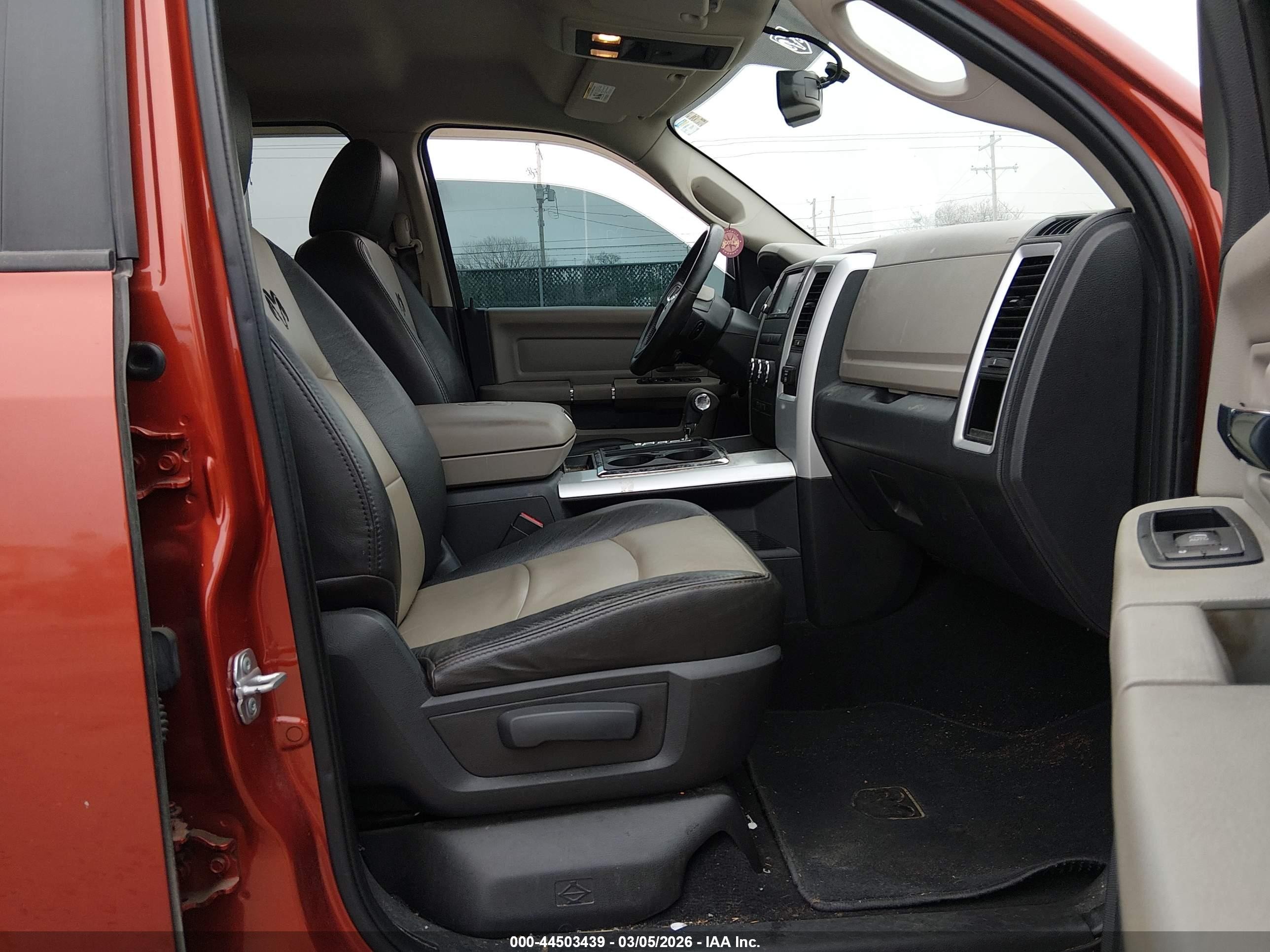 2009 Dodge Ram 1500 Slt/sport/trx Orange vin: 1D3HB18T19S757810