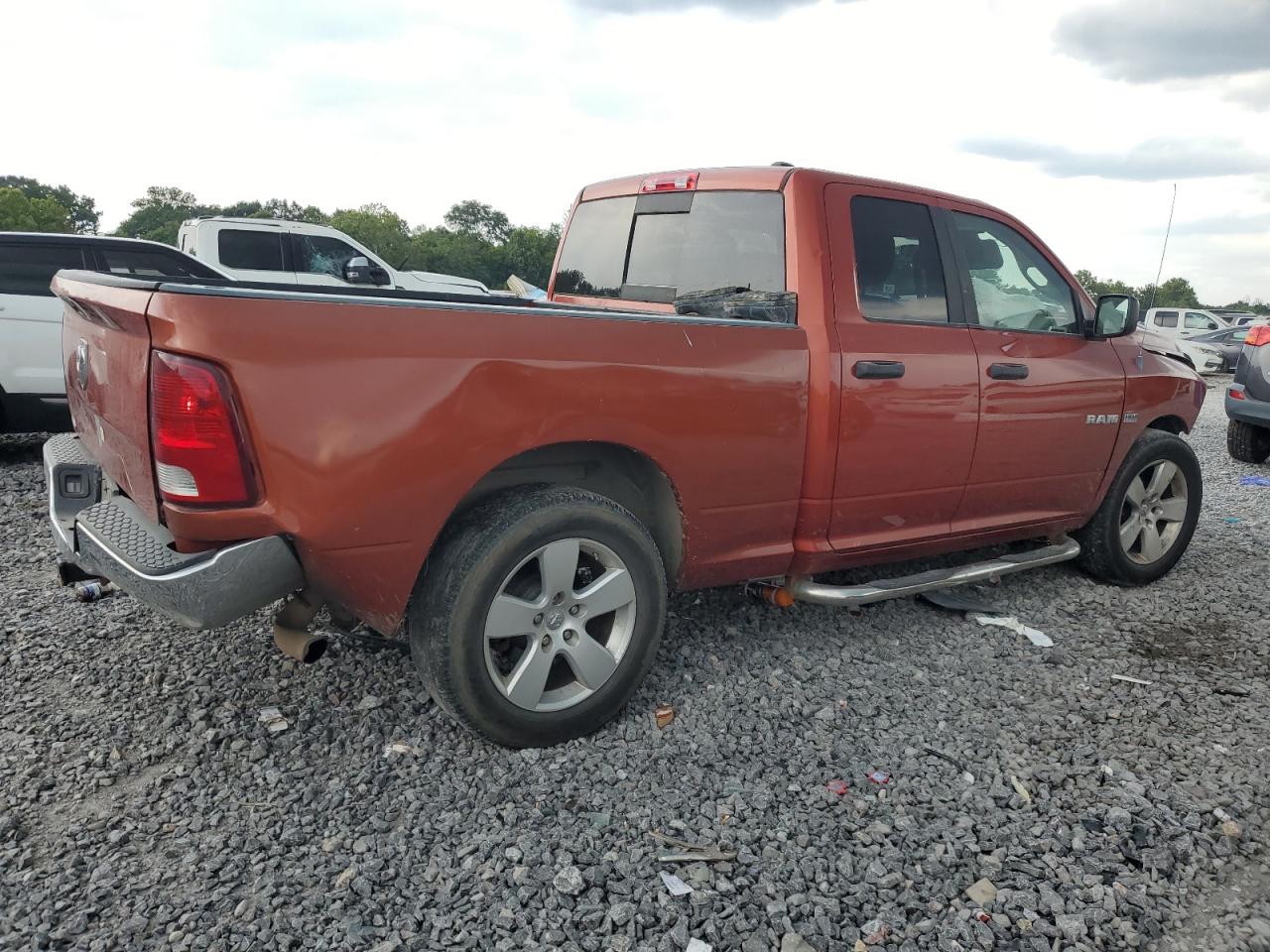 2009 Dodge Ram 1500 Orange vin: 1D3HB18T29S736545