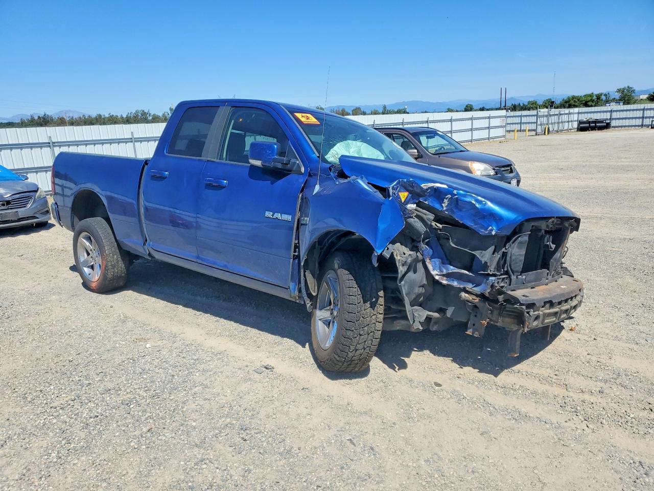 2009 Dodge Ram 1500 Blue vin: 1D3HB18T39S733878