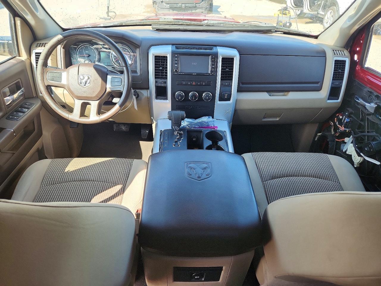 2009 Dodge Ram 1500 Red vin: 1D3HB18T69S737343