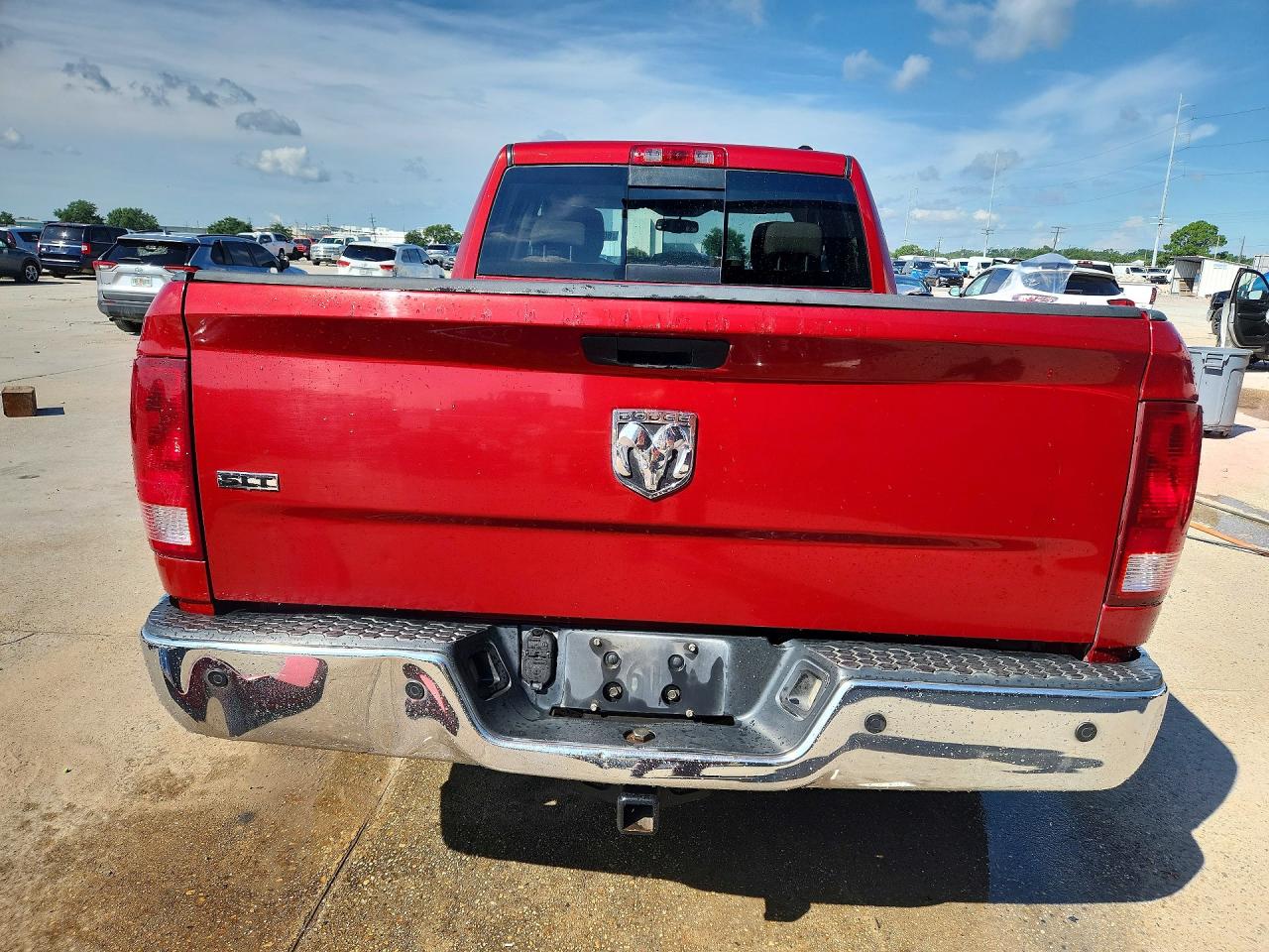 2009 Dodge Ram 1500 Red vin: 1D3HB18T69S737343