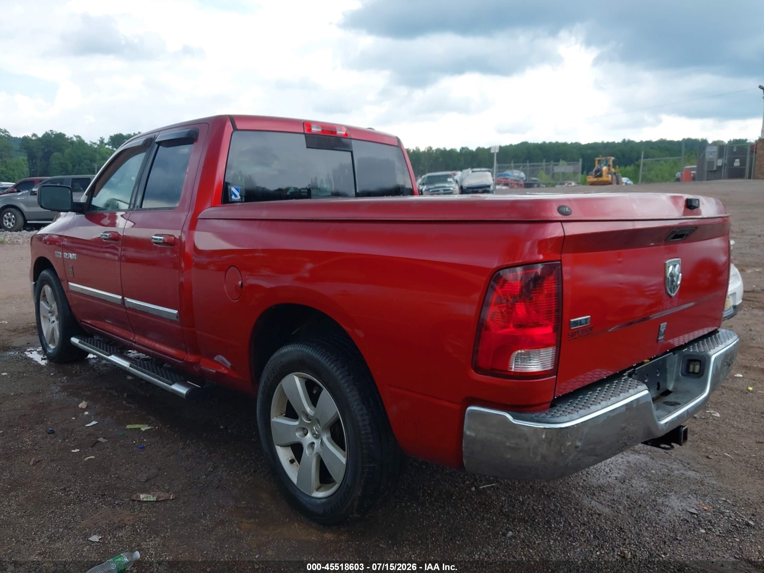 2009 Dodge Ram 1500 Slt/sport/trx Red vin: 1D3HB18T69S763070