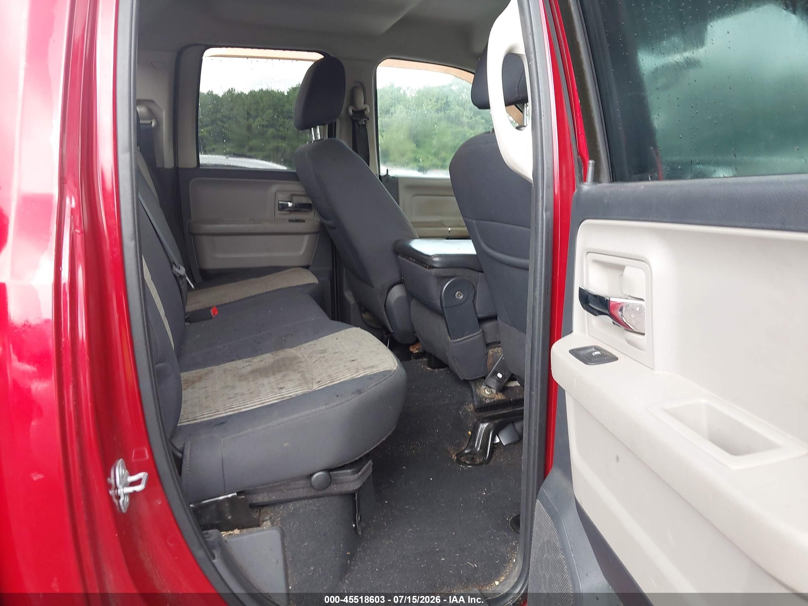 2009 Dodge Ram 1500 Slt/sport/trx Red vin: 1D3HB18T69S763070